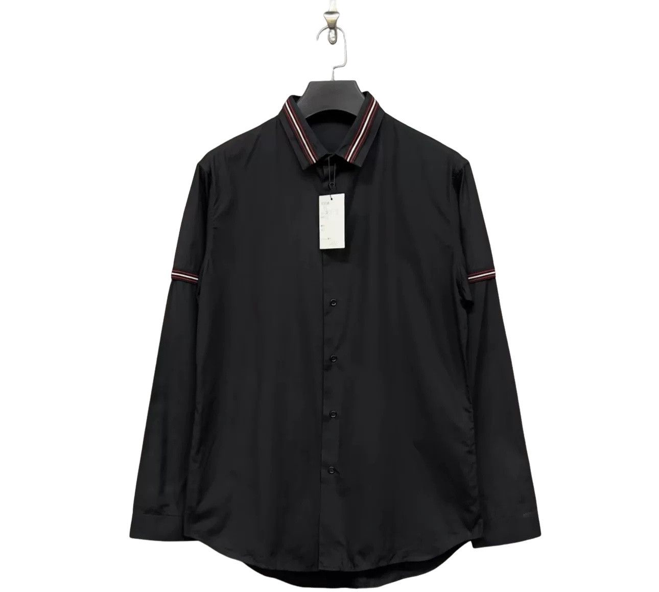 Dior Dior Striped Trim Button Up Shirt Size L Size US L / EU 52-54 / 3 - 1 Thumbnail