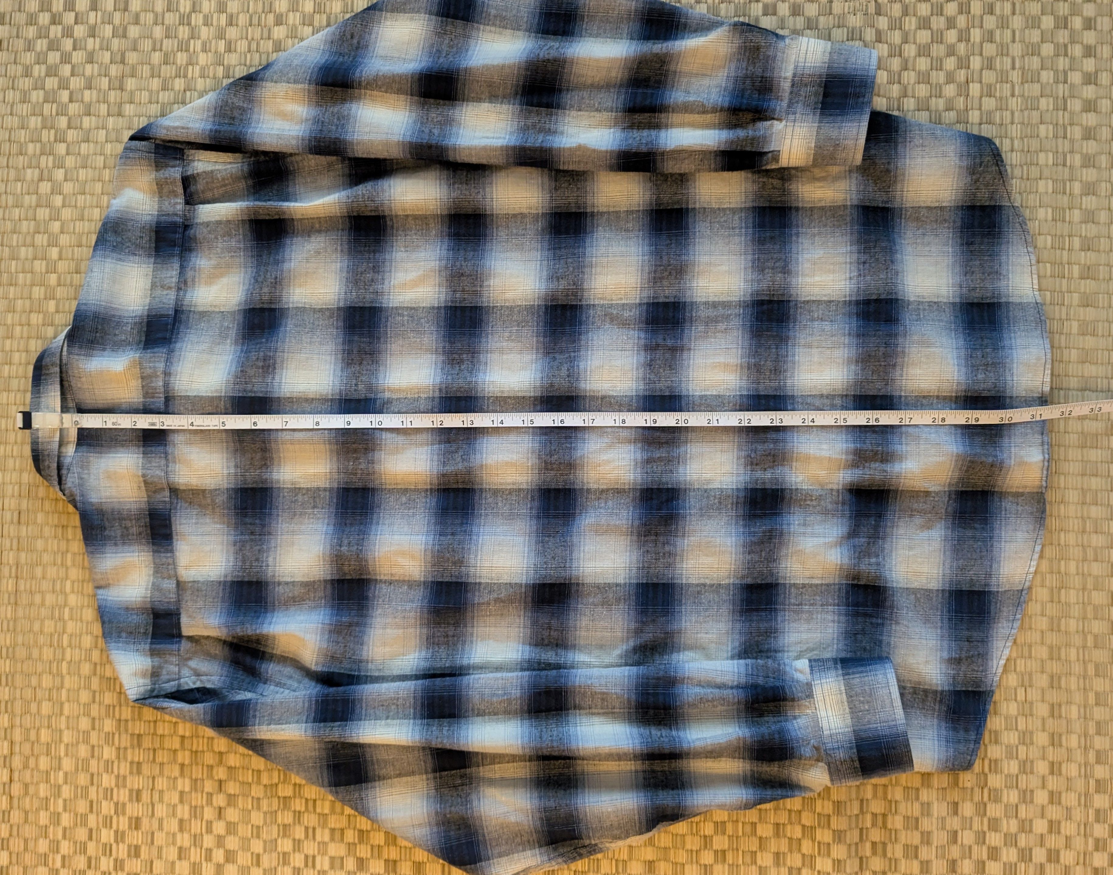 Burberry Burberys London Ombre Flannel Shirt Made in USA Size US M / EU 48-50 / 2 - 5 Thumbnail
