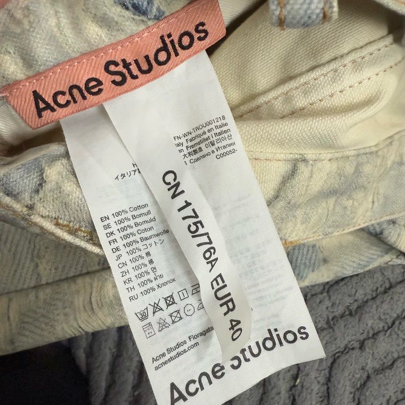 Acne Studios Acne Studios Retro heavy-duty washed tie-dyed design jeans Size US 40 / EU 56 - 3 Thumbnail