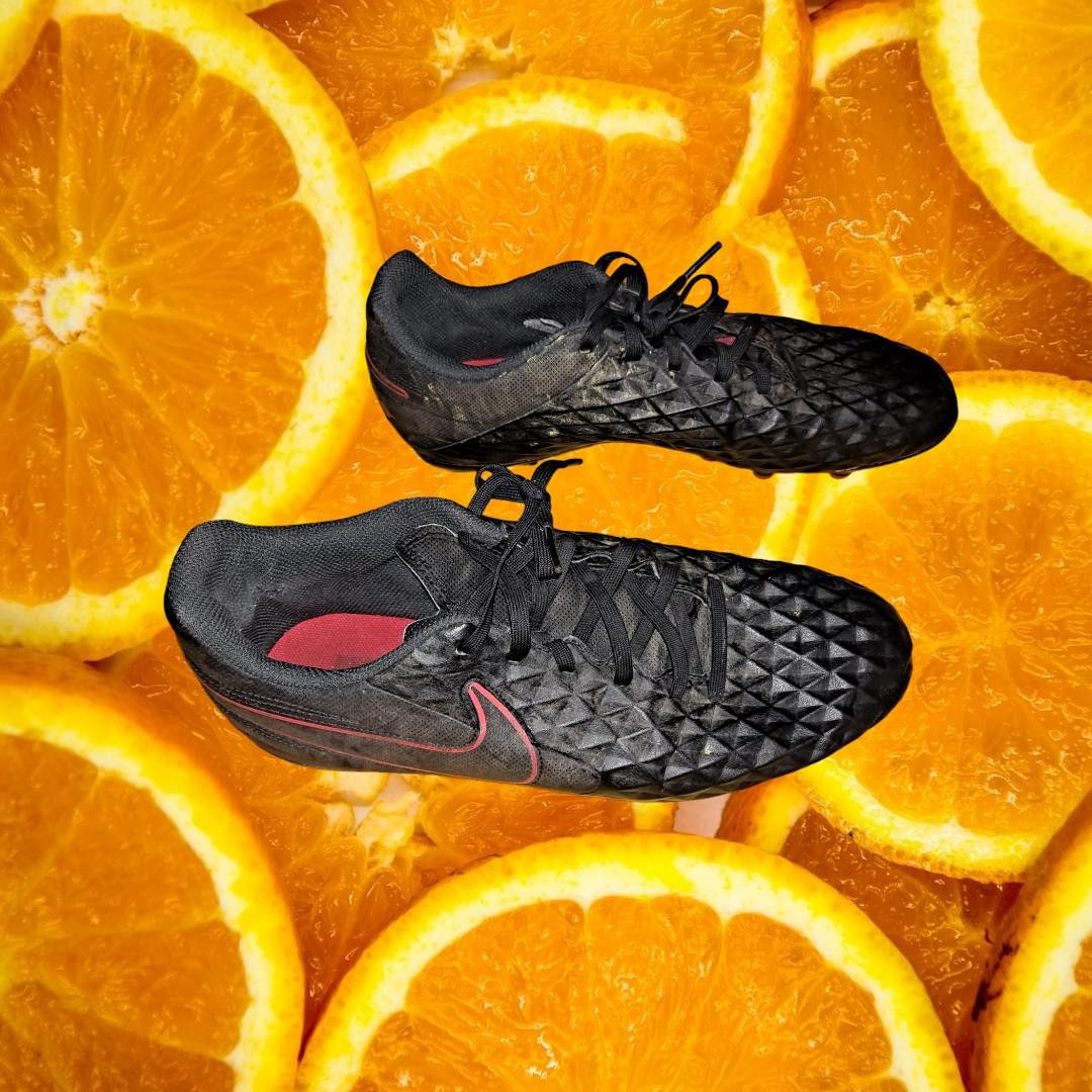 Nike Nike Tempo Black and Red Cleats Size 8.5 Size ONE SIZE - 2 Thumbnail