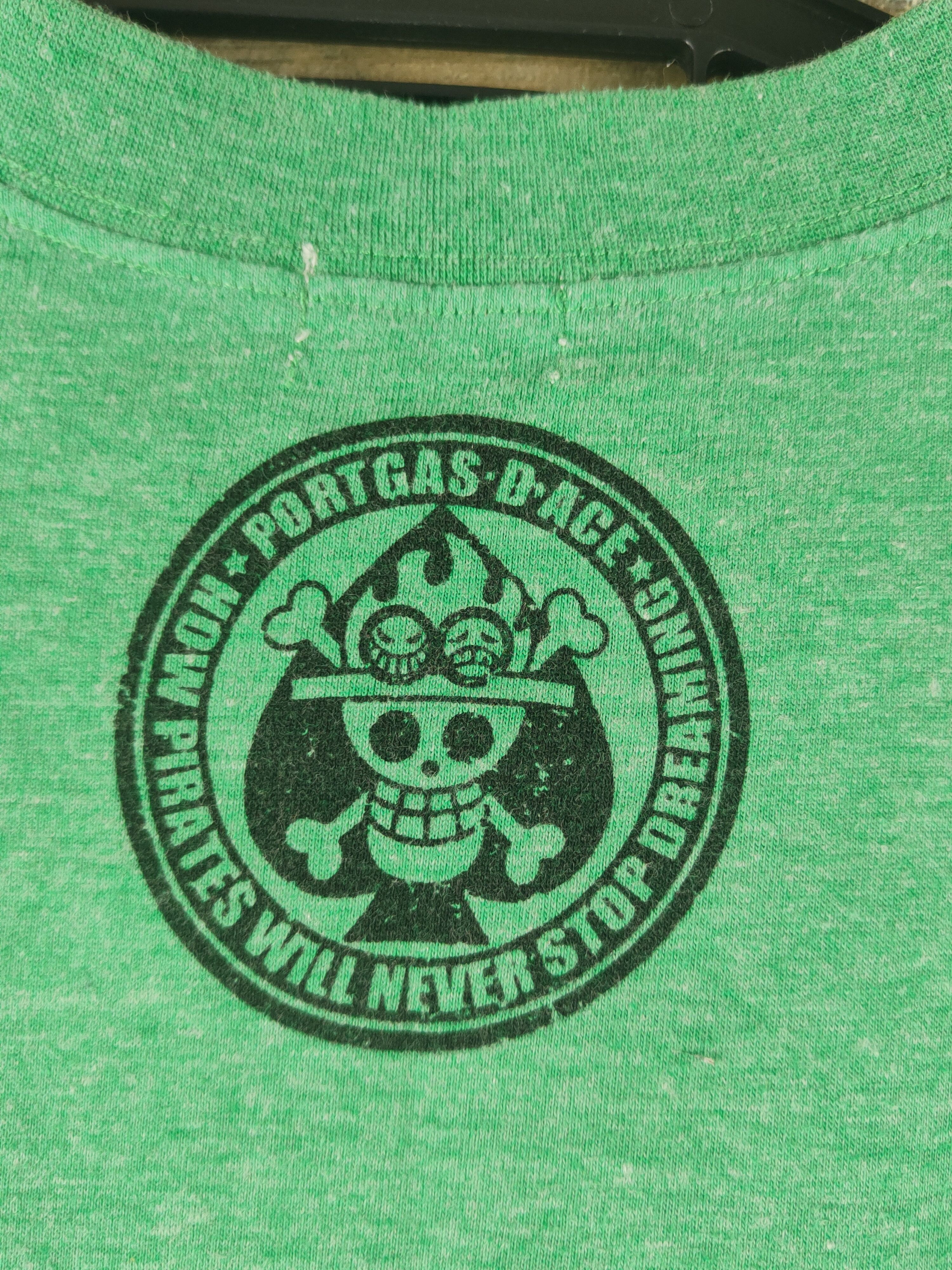 One Piece One Piece Green Short Sleeve T-shirts #S2863 Size US S / EU 44-46 / 1 - 8 Thumbnail