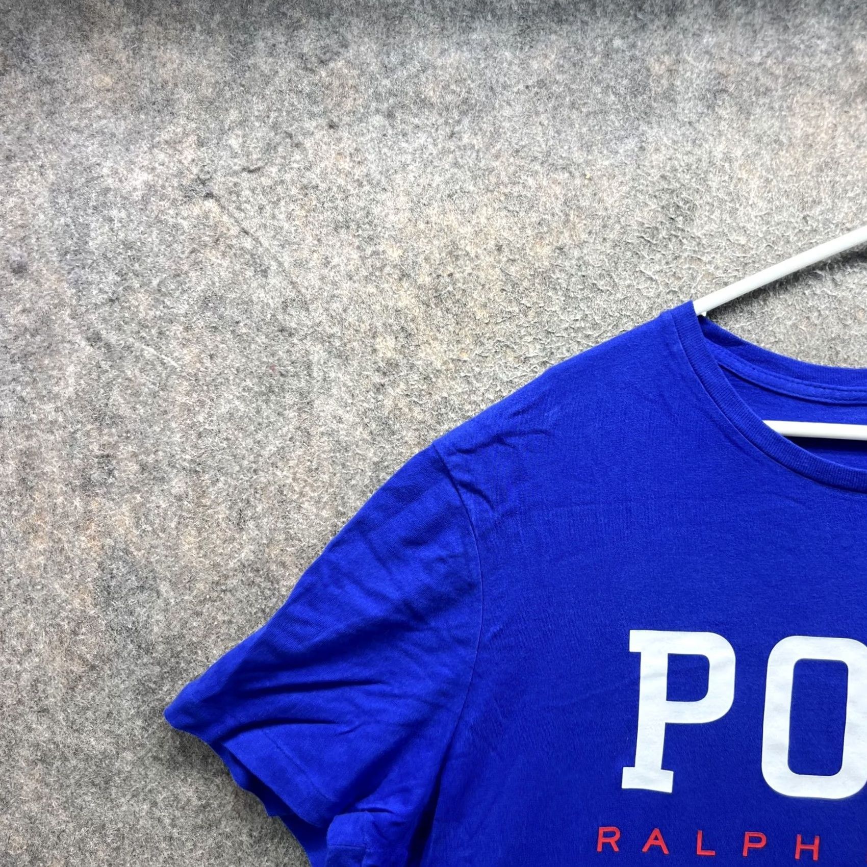 Polo Ralph Lauren Polo Ralph Lauren Shirt Mens Large Blue Polo Logo Graphic Tee Tagless Crew Neck Short Sleeve Size US L / EU 52-54 / 3 - 7 Thumbnail