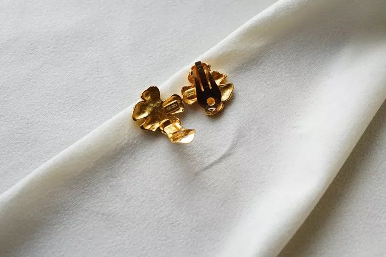 Kenzo KENZO Vintage flower ear clips Size ONE SIZE - 2 Thumbnail