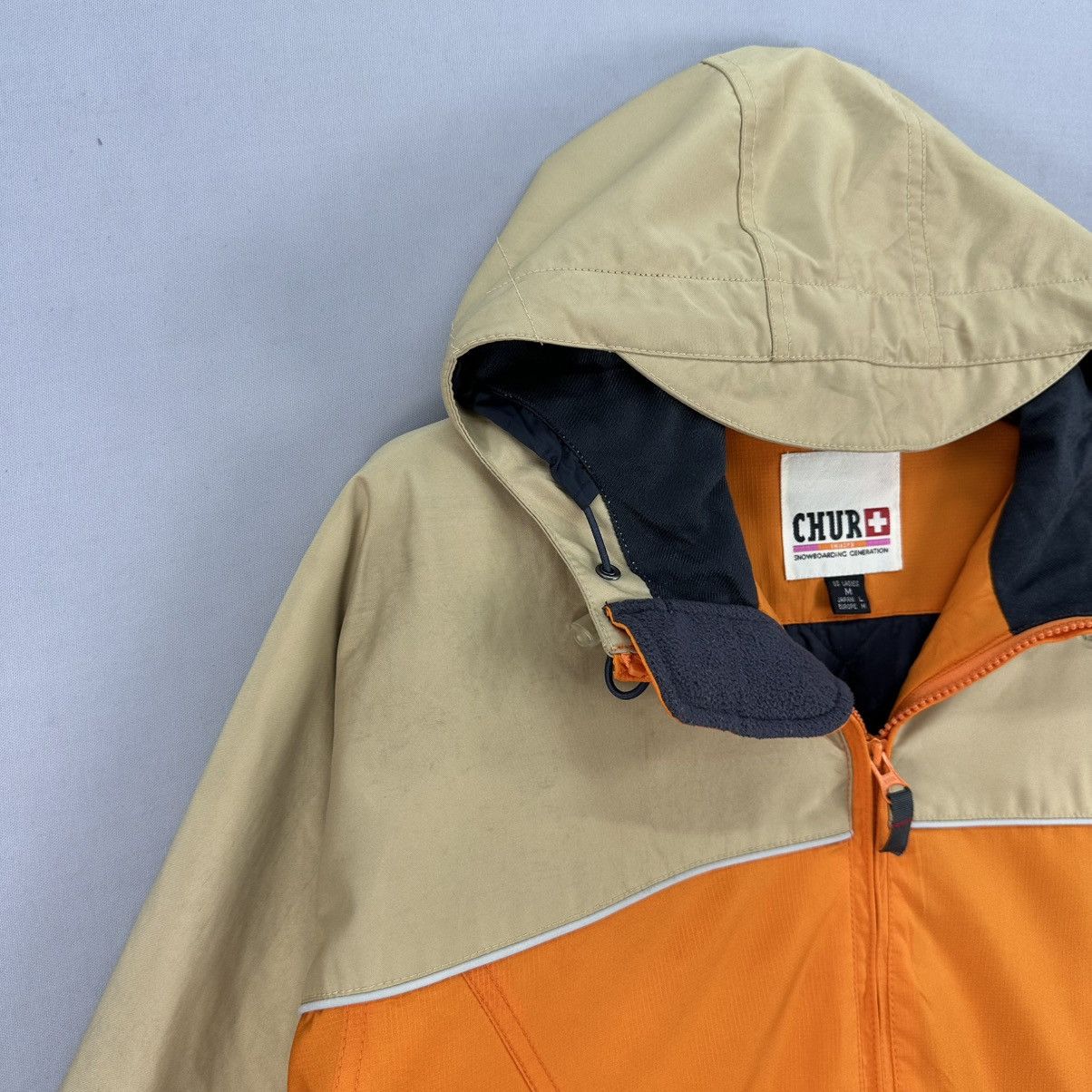Japanese Brand Vintage Windbreaker Jacket Snowboarding by Chur Size L / US 10 / IT 46 - 2 Thumbnail
