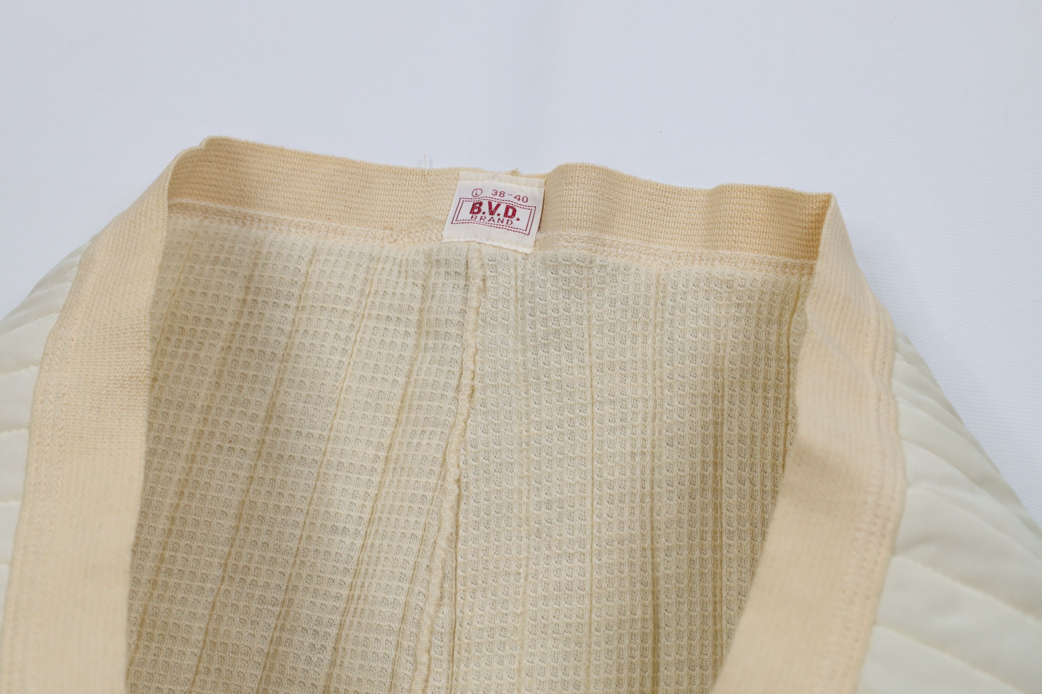 Vintage Vintage 40s 50s BVD Waffle Knit Lined Insulated Pants USA Size US 36 / EU 52 - 8 Thumbnail