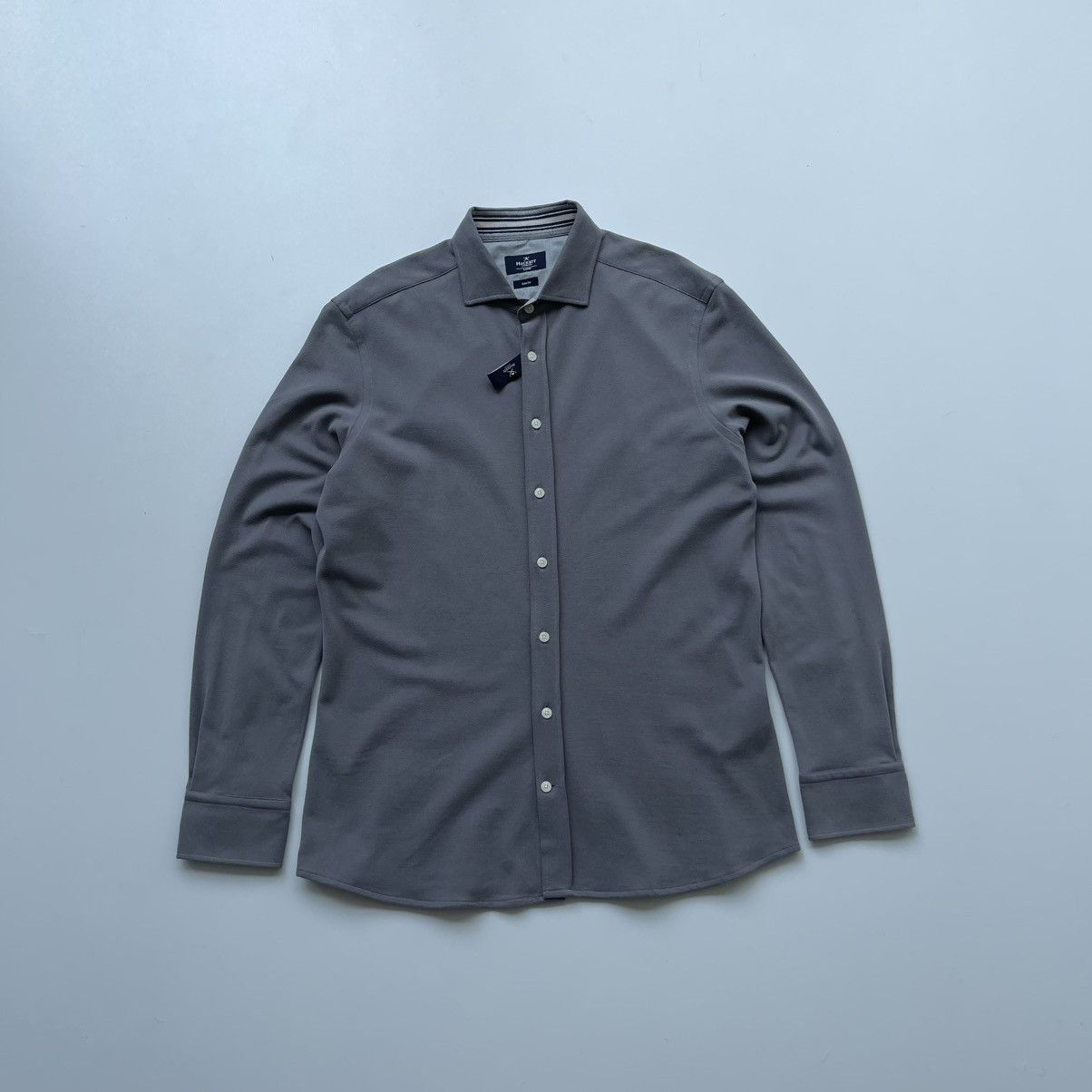 Hackett Hackett London Kent Cotton Slim Fit Button Ups Shirt Grey Size US L / EU 52-54 / 3 - 1 Thumbnail