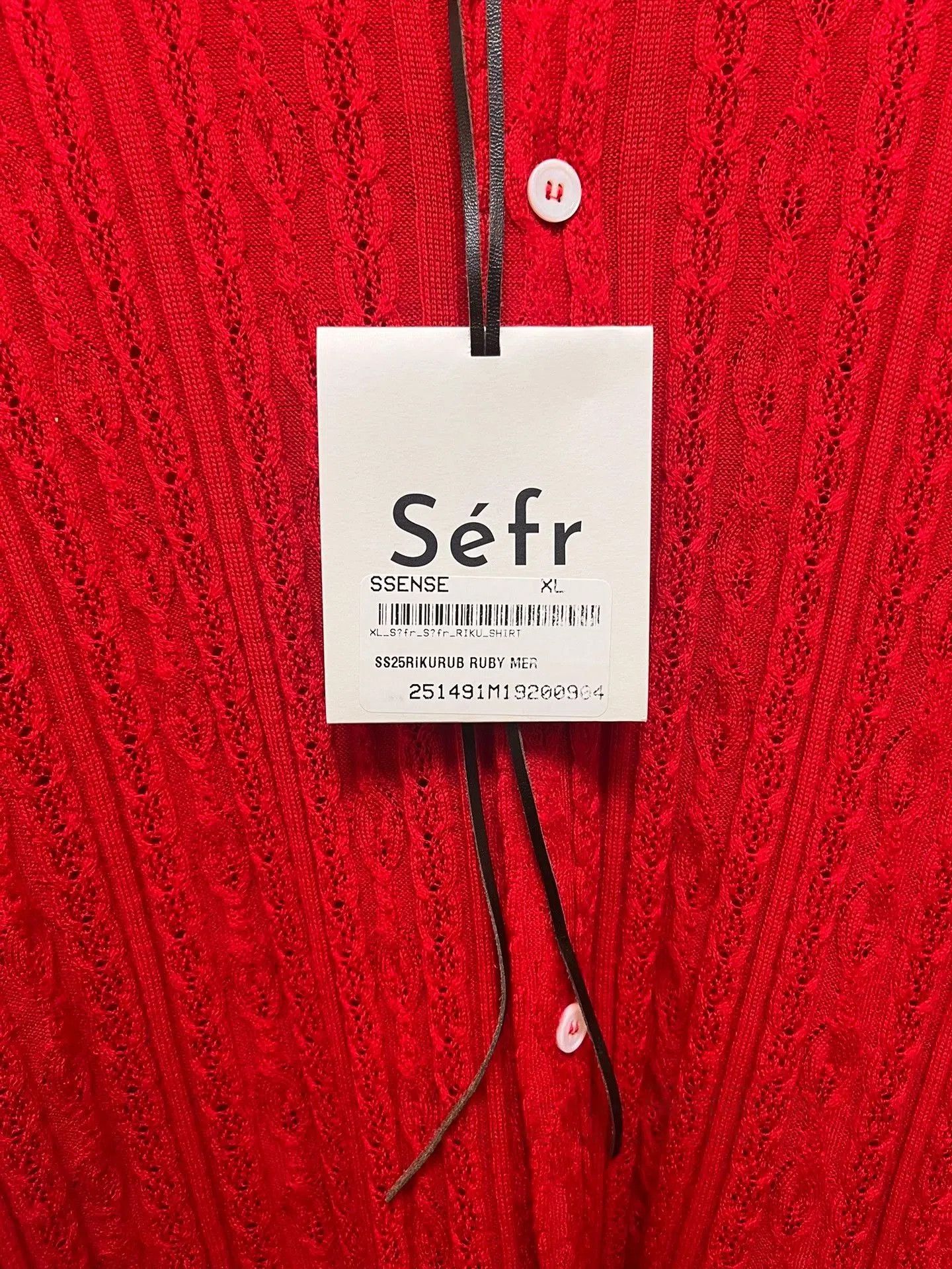 Other Sefr 25SS Wool Knit Shirt. Size US M / EU 48-50 / 2 - 7 Thumbnail