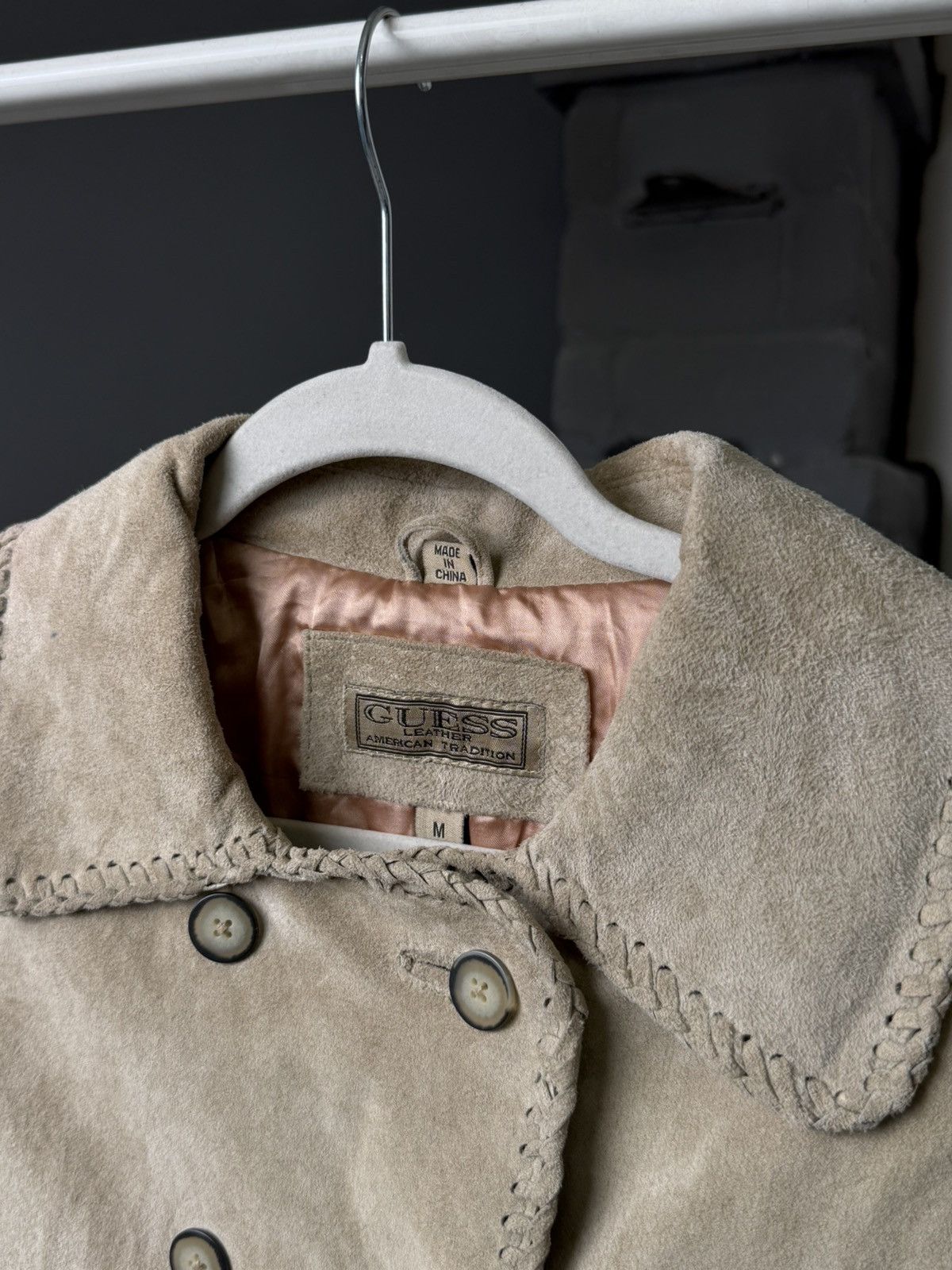 Guess Women’s Guess Jacket Y2K Vintage Leather Coat Napoleon Size M / US 6-8 / IT 42-44 - 6 Thumbnail