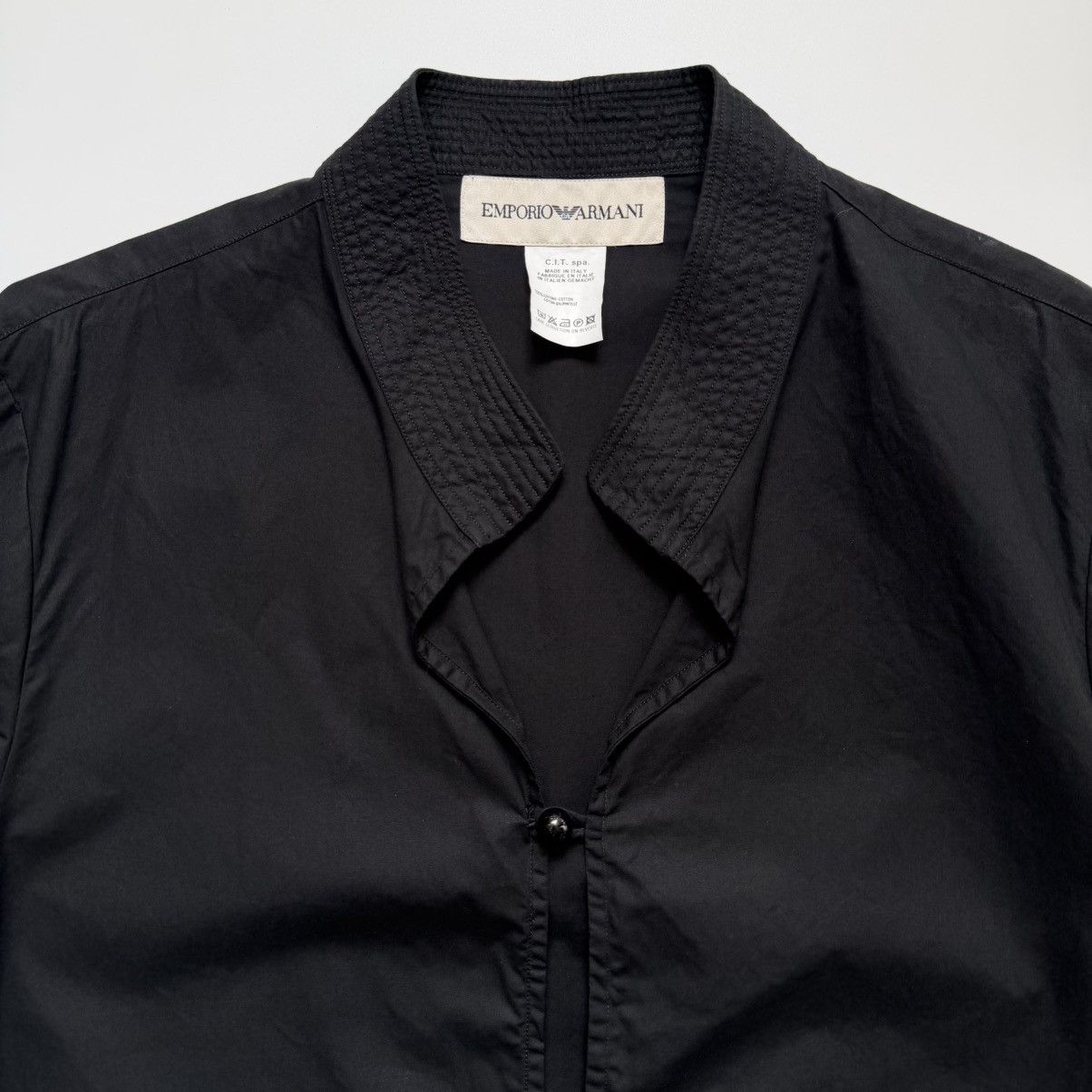 Emporio Armani 2000s Emporio Armani Mandarin Shirt Size US M / EU 48-50 / 2 - 3 Thumbnail