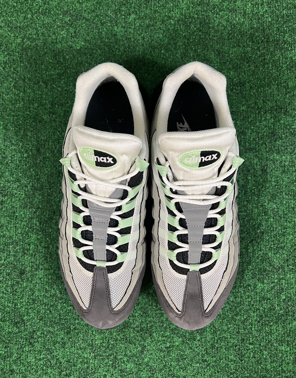 Nike Nike Air Max 95 Fresh Mint White Granite Dust Grey Size 12 Size US 12 / EU 45 - 4 Thumbnail