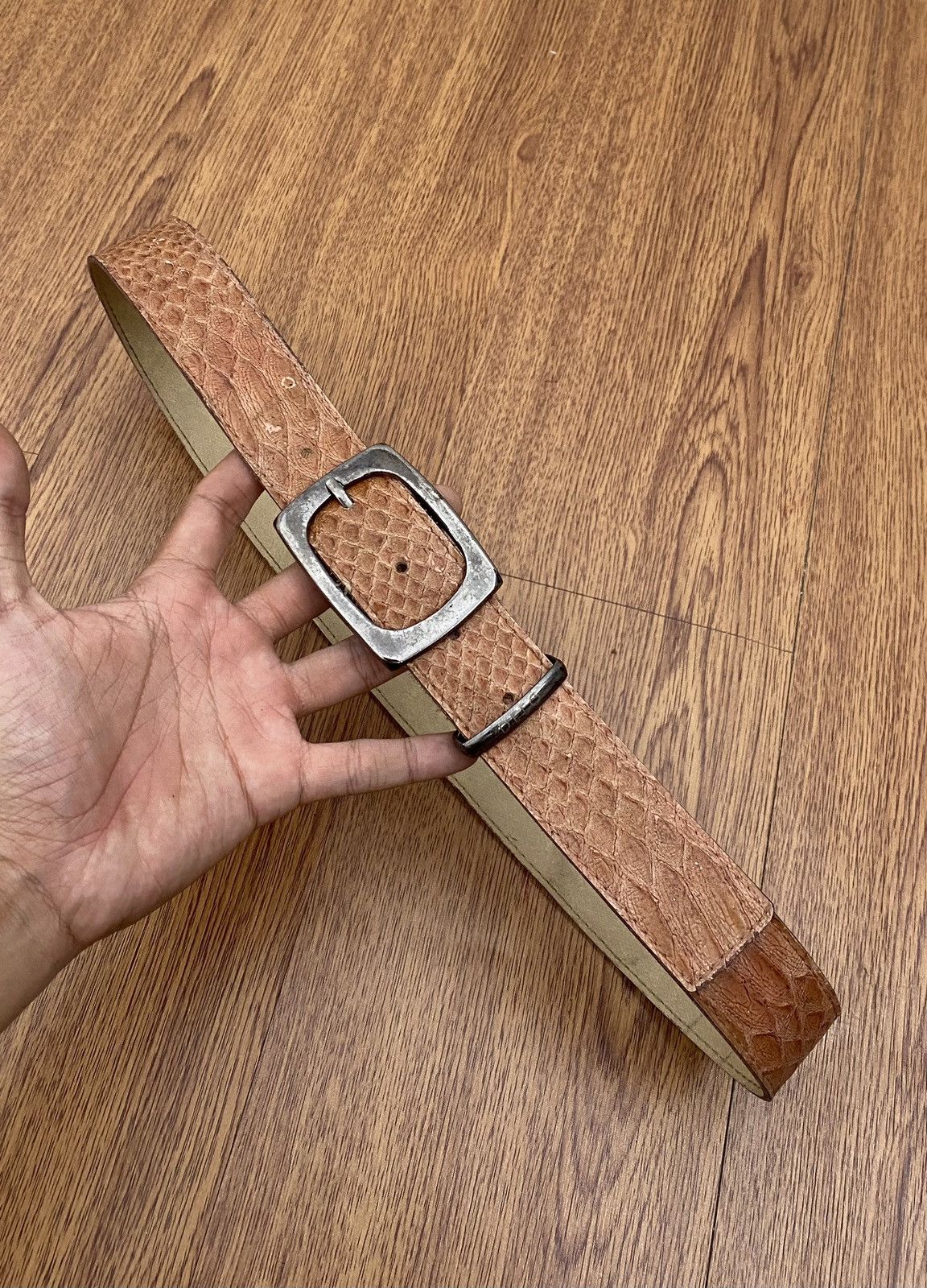 If Six Was Nine Snakeskin belt Size ONE SIZE - 3 Thumbnail