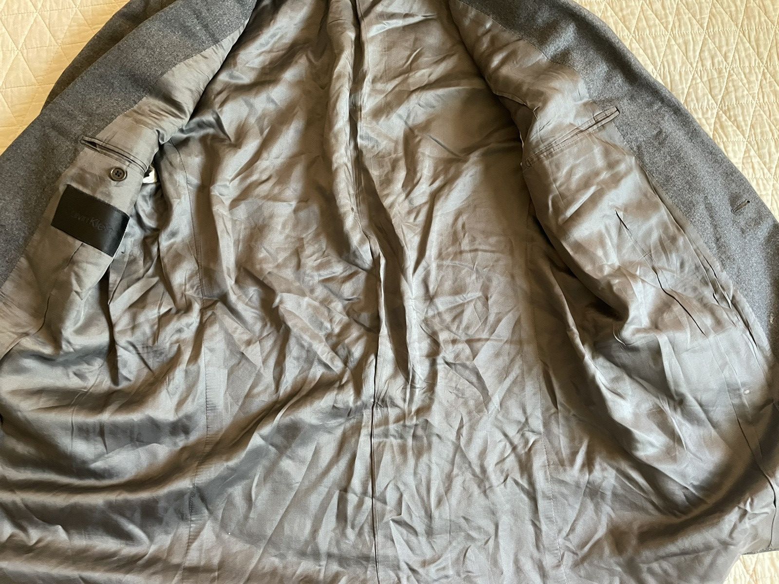 Calvin Klein Wool-Cashmere Jacket Size 44R - 4 Thumbnail