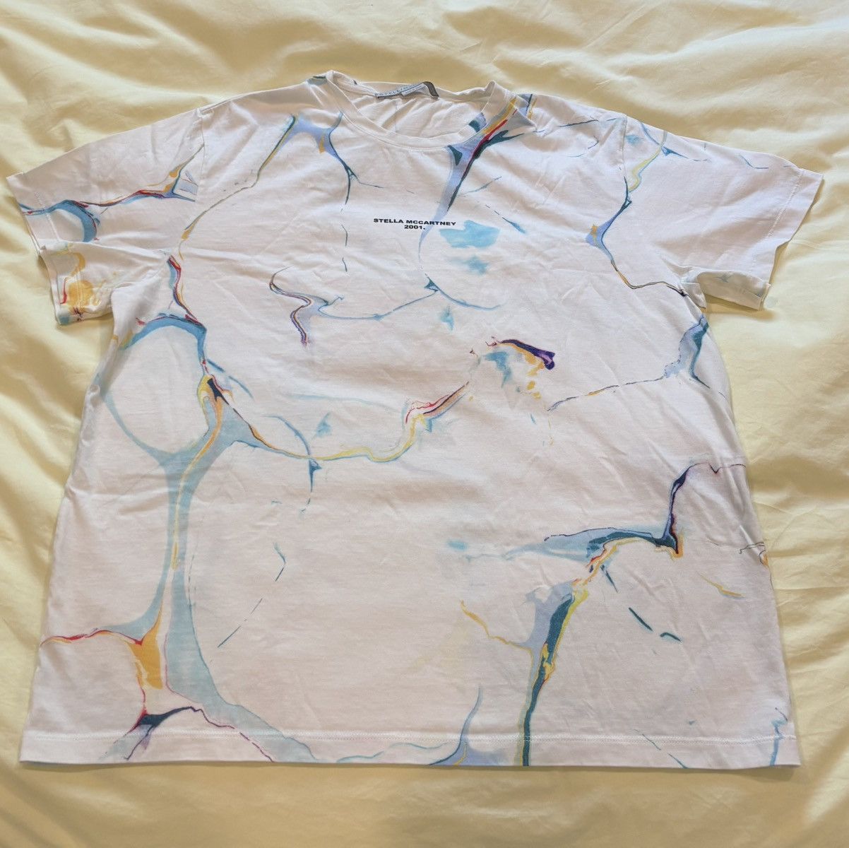 Stella McCartney Stella Mccartney Tie Dye Graphic T Shirt Size XS / US 0-2 / IT 36-38 - 1 Thumbnail