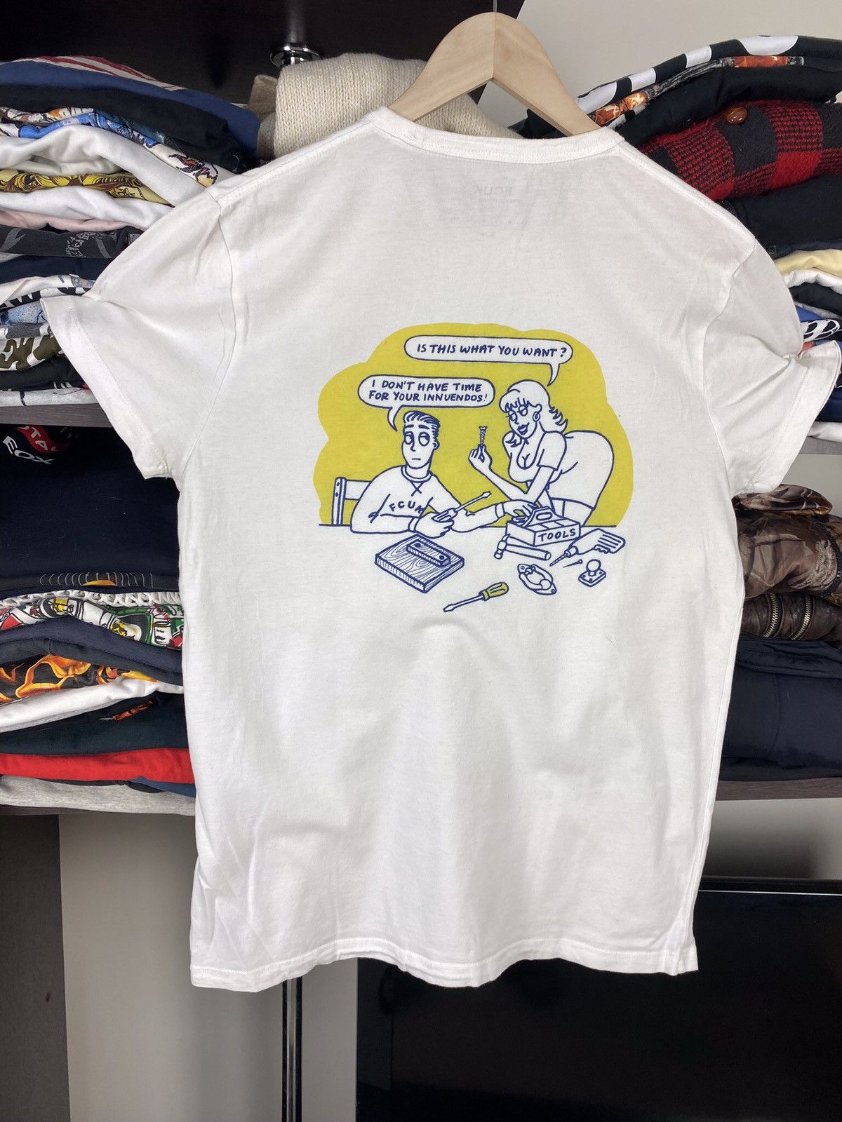 Vintage Fuck Vintage Y2K T-shirt Size US S / EU 44-46 / 1 - 7 Thumbnail
