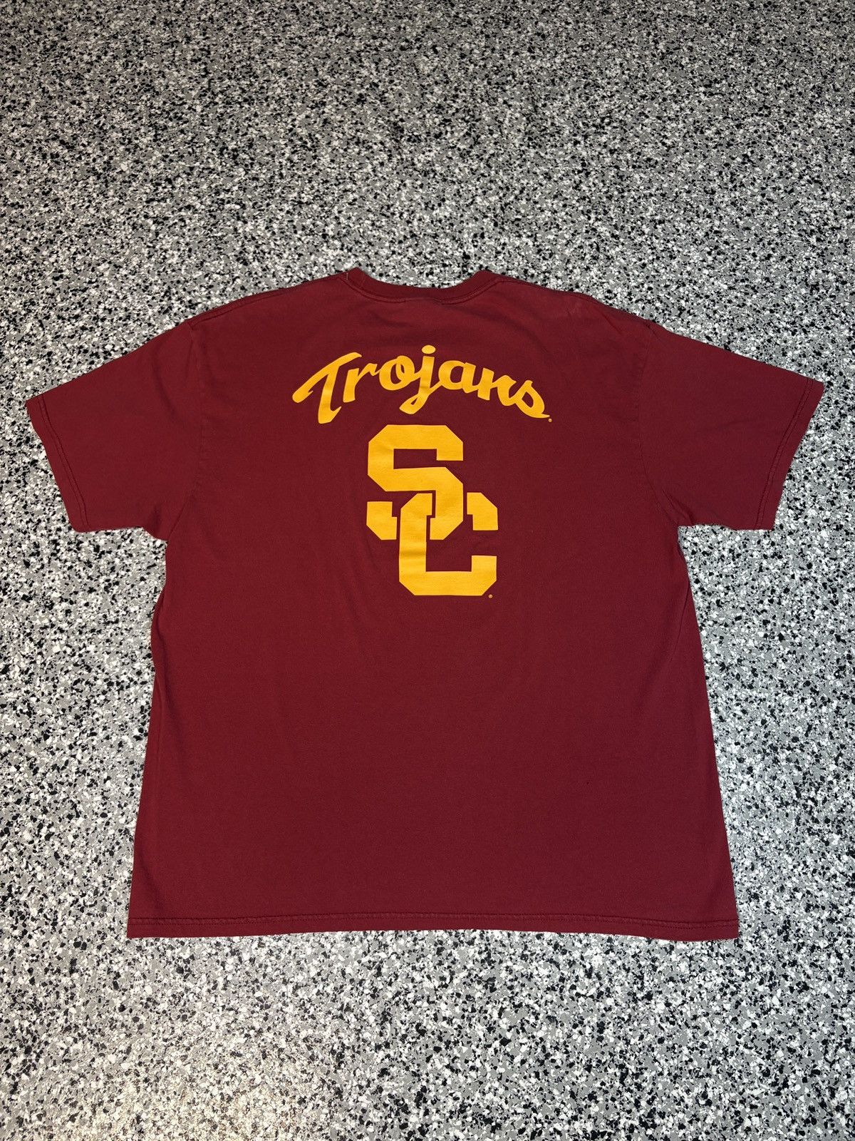 NCAA Vintage 2000s Nike USC Trojans “Run Traveler Run” Sz XL 0537 Size US XL / EU 56 / 4 - 2 Thumbnail