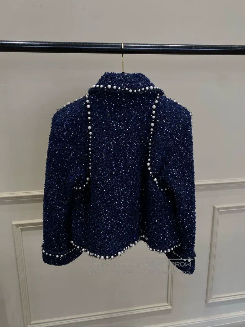 Chanel Chanel 17-year-old ground control series blue pearl sequin Size XS / US 0-2 / IT 36-38 - 8 Thumbnail