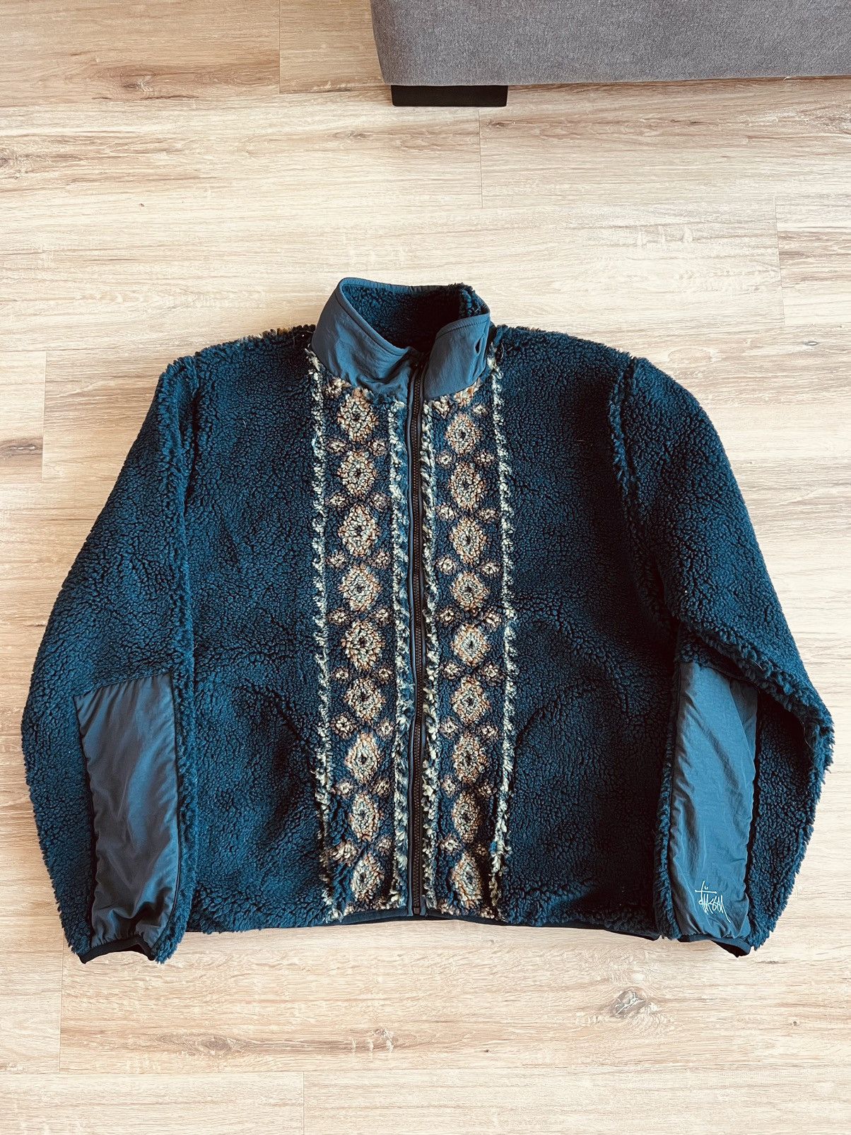 Stussy Stussy Lima Jacquard Sherpa Jacket | Grailed