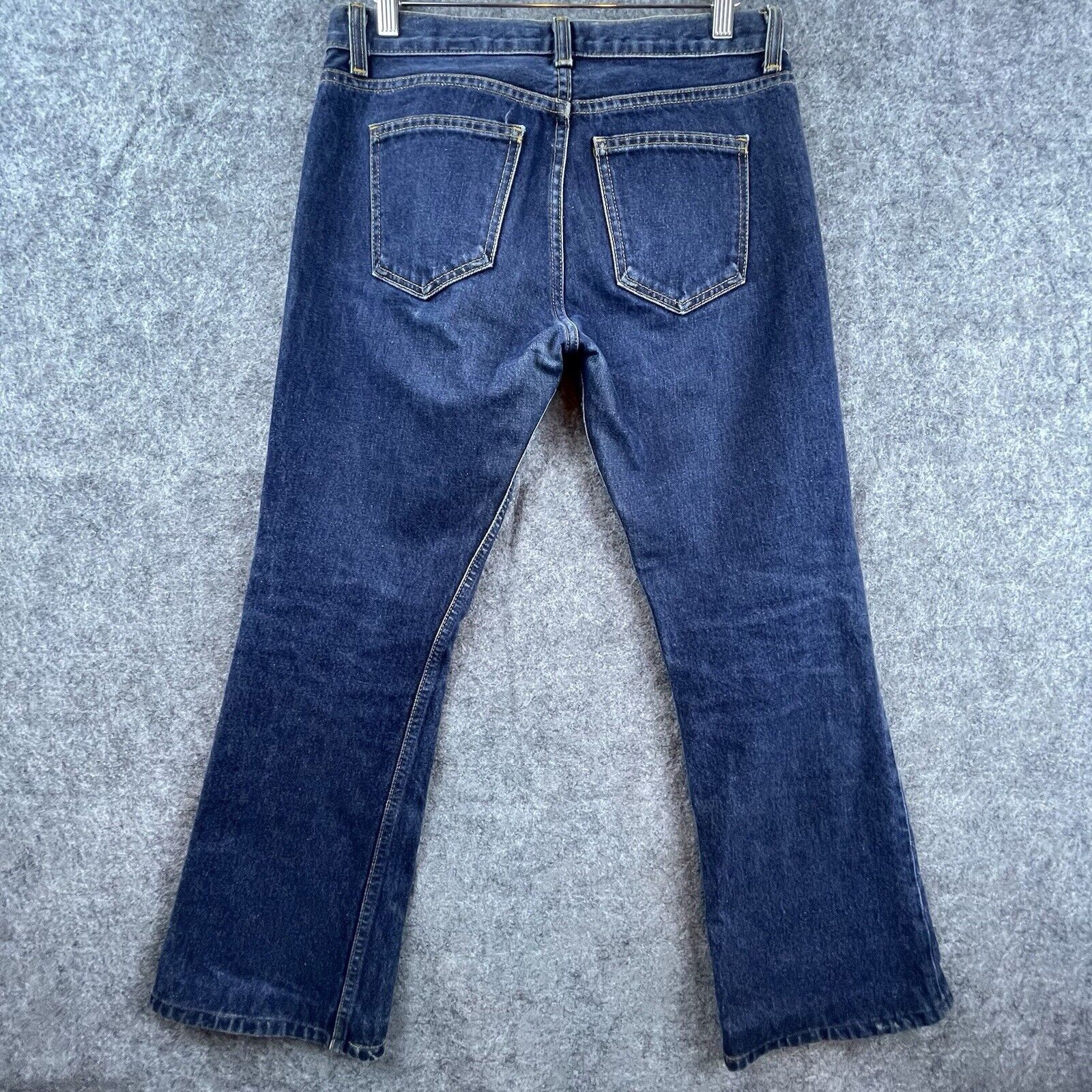 Earl Jeans Earl Jean Jeans Womens 28 Kick Flare Cropped Made in USA Size 28" / US 6 / IT 42 - 2 Thumbnail