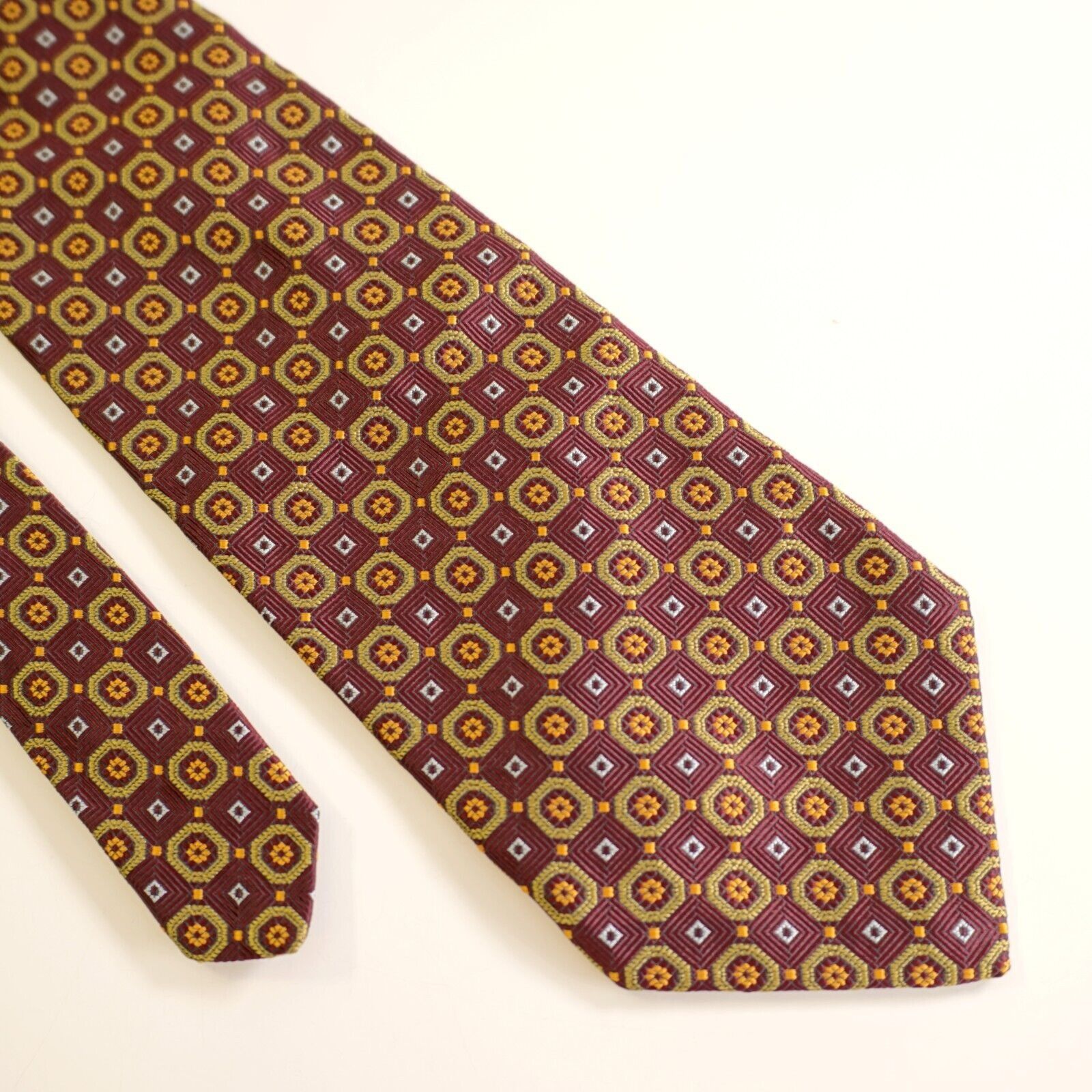 Robert Talbott Robert Talbott Best Of Class Red Green Yellow Geometric Wove Size ONE SIZE - 1 Thumbnail