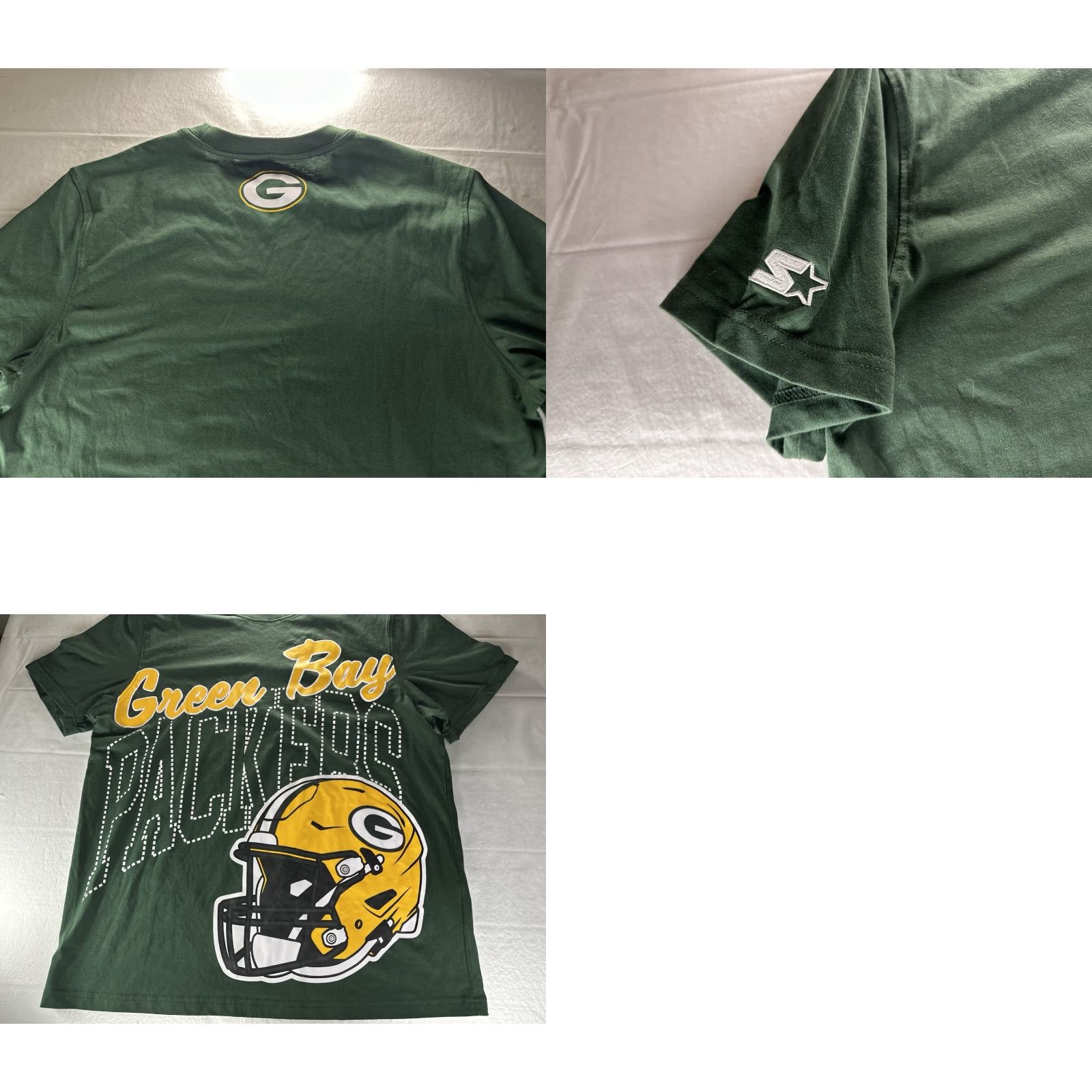 Starter VINTAGE Starter NFL Green Bay Packers Shirt Mens Large Green Logo Size US L / EU 52-54 / 3 - 8 Thumbnail