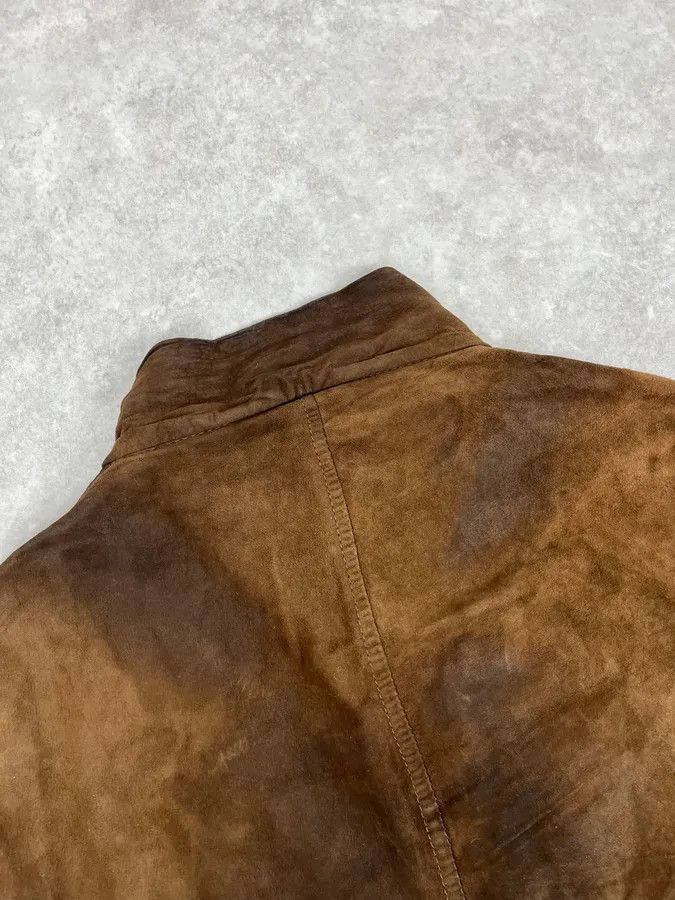 Giorgio Brato 2000s Giorgio Brato Brown Suede Leather Zip-up Jacket Size US M / EU 48-50 / 2 - 8 Thumbnail