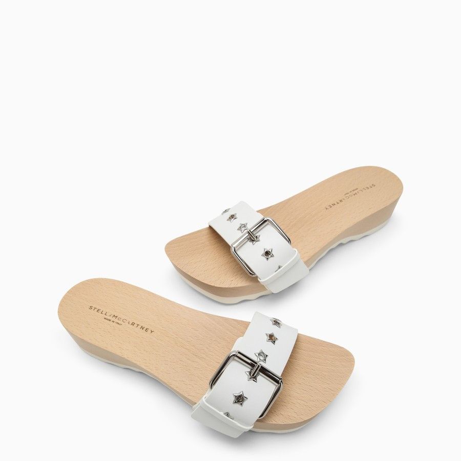 Stella McCartney o1d2blof1024 Mules & Flip-Flops In White Size US 10 / IT 40 - 5 Thumbnail