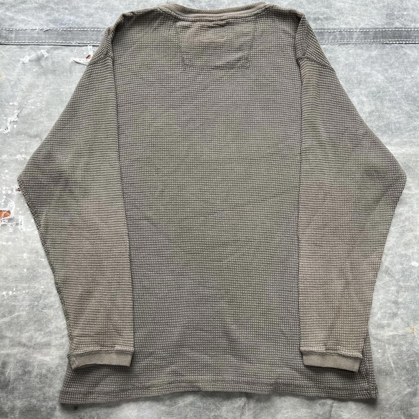 Vintage Vintage Y2K Olive Green Bald Eagle Nature Thermal Shirt Size US M / EU 48-50 / 2 - 5 Thumbnail