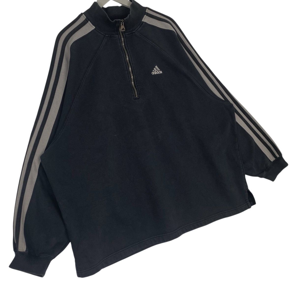 Other Vintage 90s Aiddas Half Zipper Sweatshirt Small Logo Size US XL / EU 56 / 4 - 3 Thumbnail