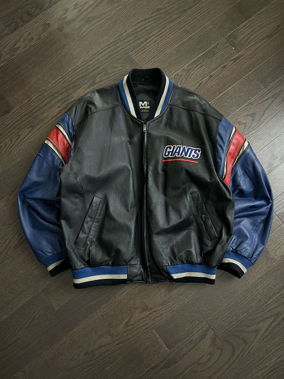 Vintage Vintage NY giants varsity jacket Size US L / EU 52-54 / 3 - 2 Thumbnail
