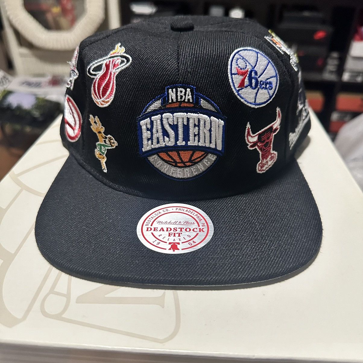 Mitchell & Ness NBA East All Over Conference Deadstock Fit SnapBack Size ONE SIZE - 1 Thumbnail