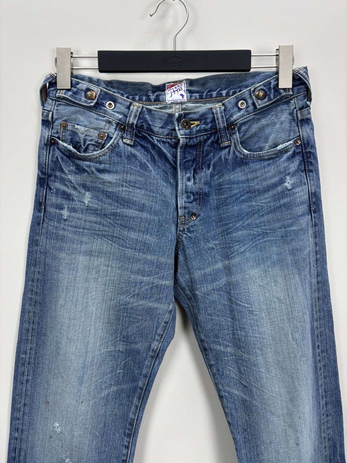 Prps Womens jeans PRPS Japan Size 26 Color Blue Size 25" / US 0 / IT 36 - 3 Thumbnail