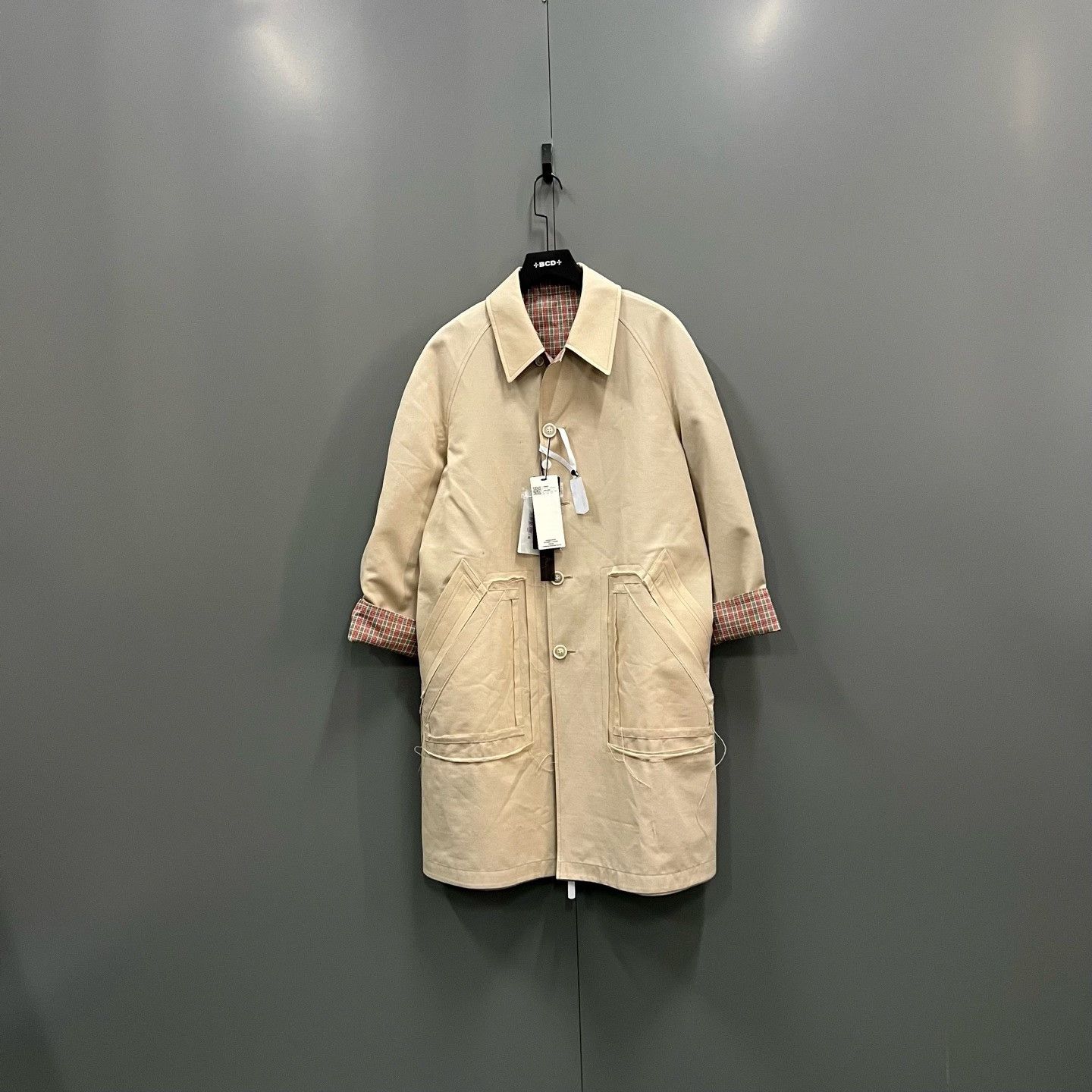 Maison Margiela Maison Margiela Plaid Heavy Coat m Men Size US M / EU 48-50 / 2 - 1 Thumbnail