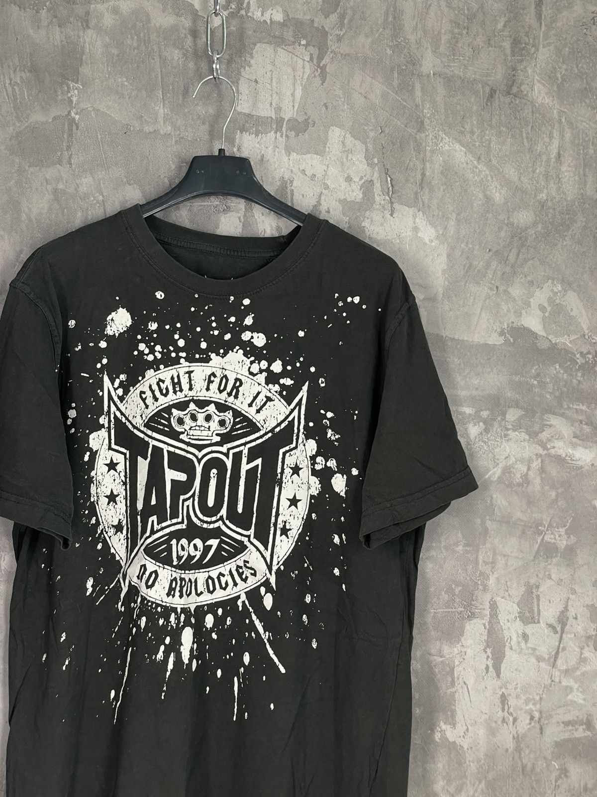 Affliction × Tapout Vintage Tapout Crosses Y2k Tee T Shirt Size US L / EU 52-54 / 3 - 4 Thumbnail