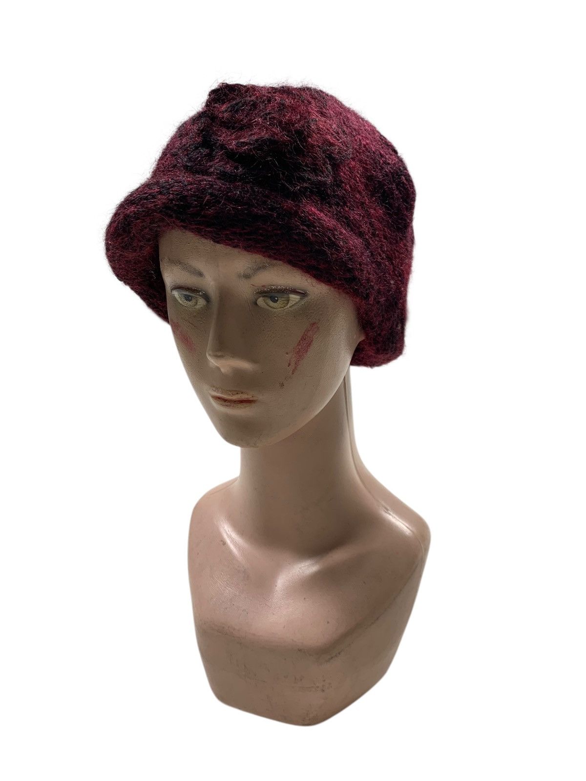 Japanese Brand × Kapital × Vintage Crochet knitted Hairy Beanie Hats RARE Size ONE SIZE - 1 Thumbnail