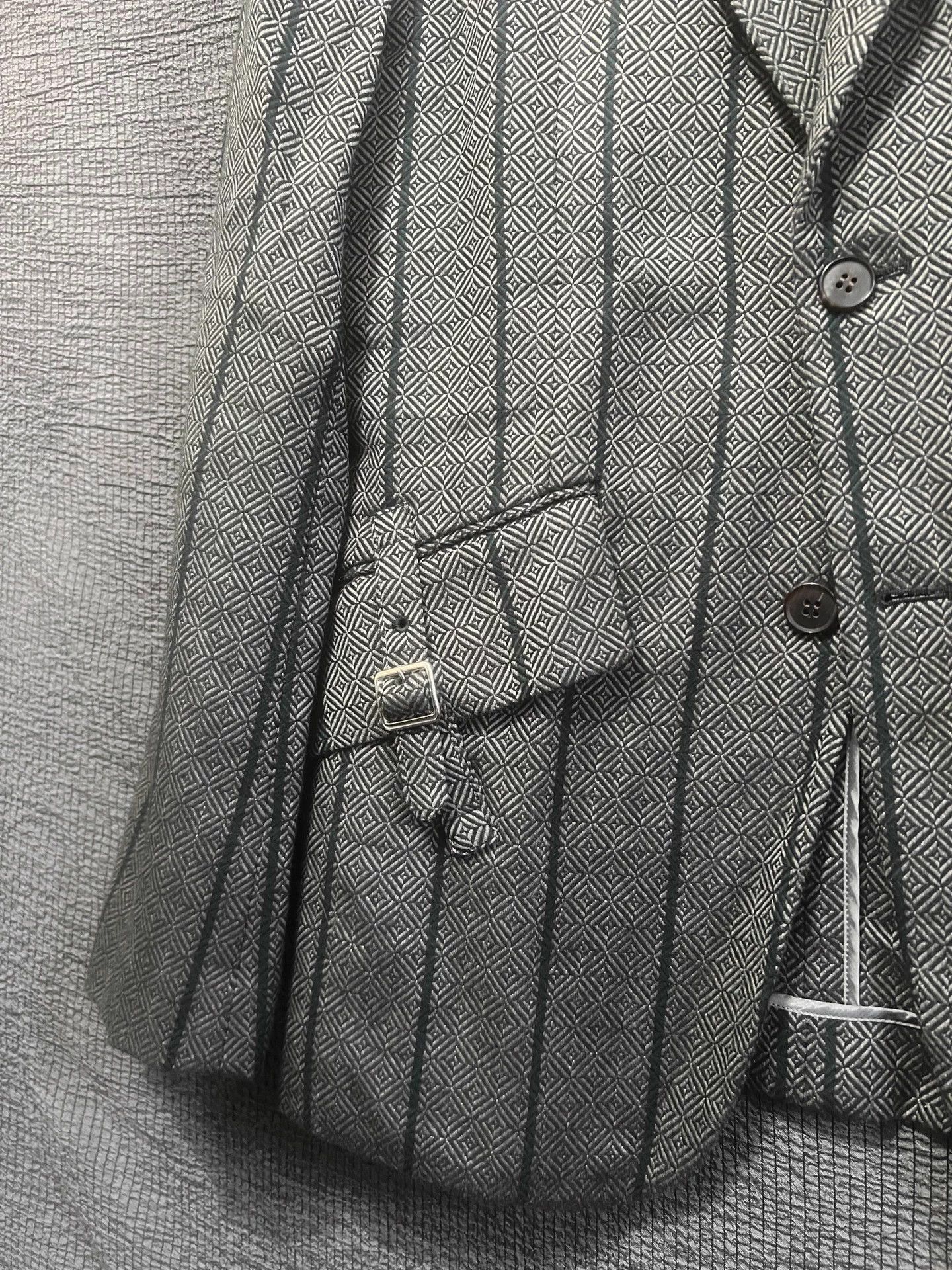 Comme des Garcons Homme Deux Comme des Garcons Homme DEUX 15SS Wool Suit M Japan Size 40R - 3 Thumbnail