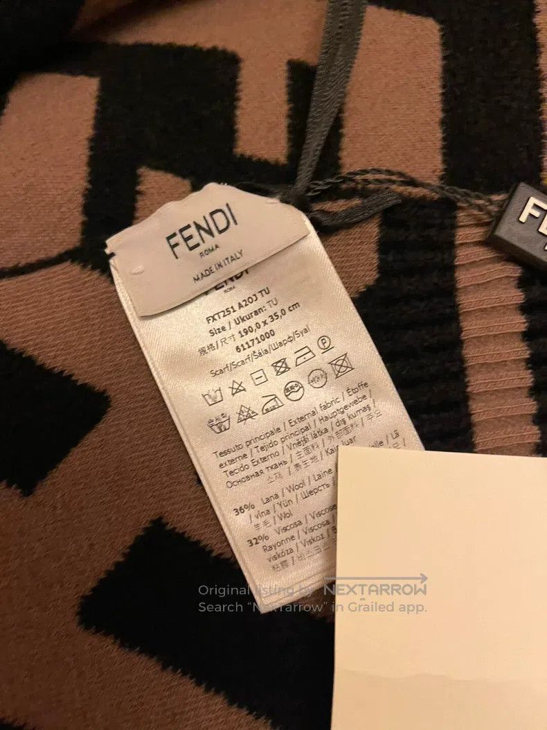 Fendi Fendi Scarf Size ONE SIZE - 5 Thumbnail