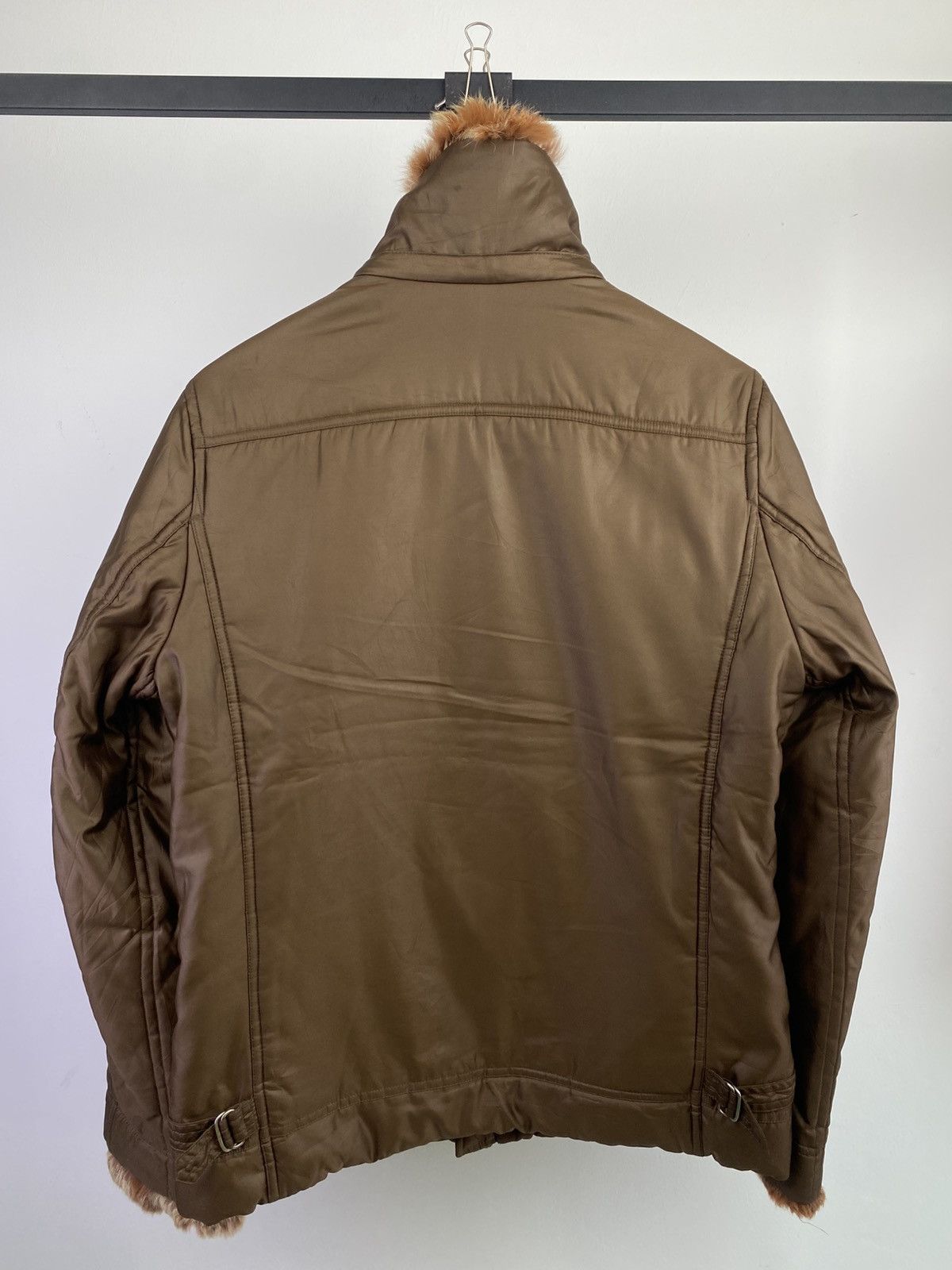 Japanese Brand 2000’s semanticdesign Fur Trimmed Collar Nylon Jacket Size US L / EU 52-54 / 3 - 6 Thumbnail