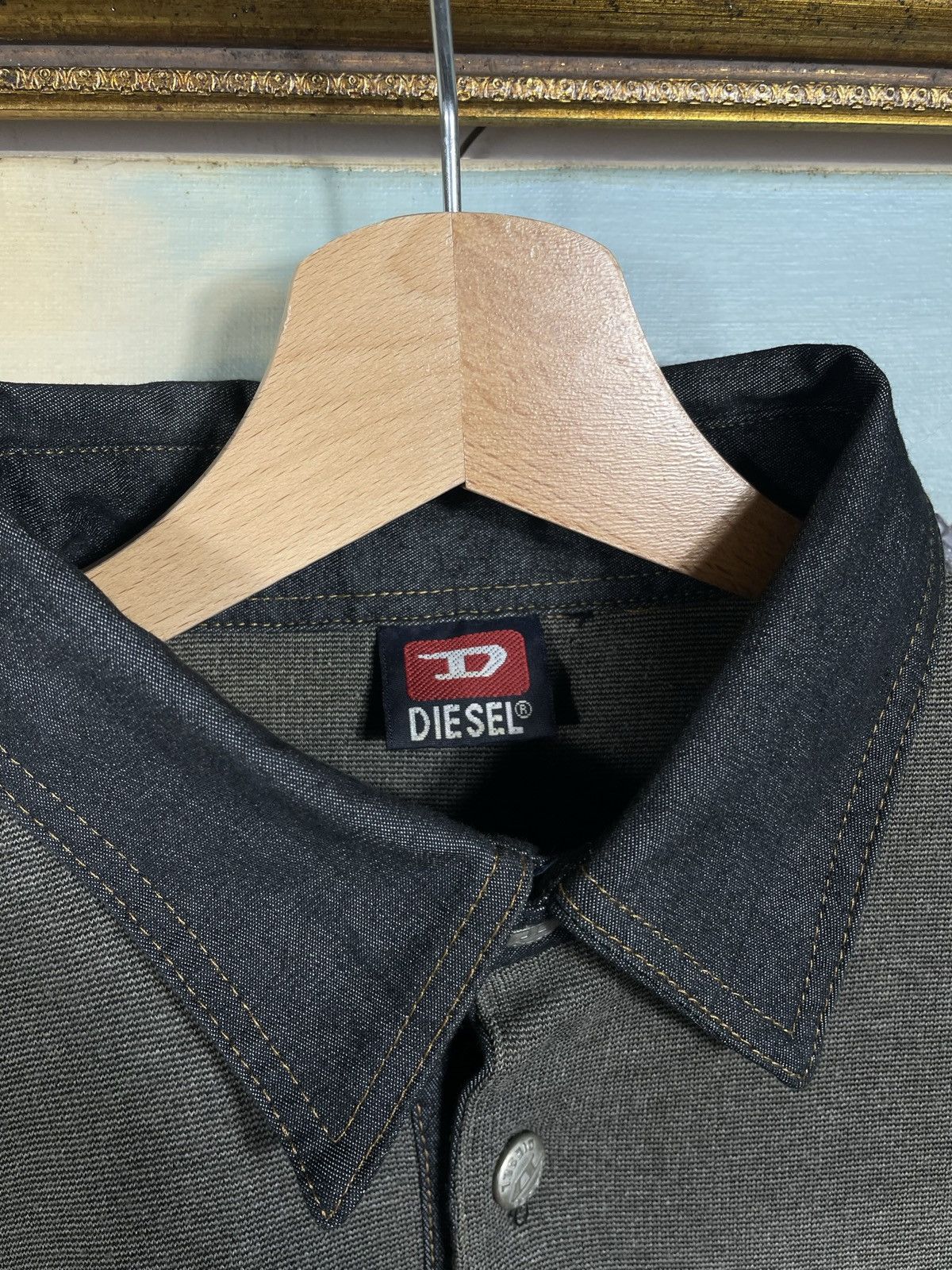 Diesel × Vintage Diesel Vintage Y2k Sweater Jumper Sweatshirt Baggy Oversize Size US L / EU 52-54 / 3 - 6 Thumbnail