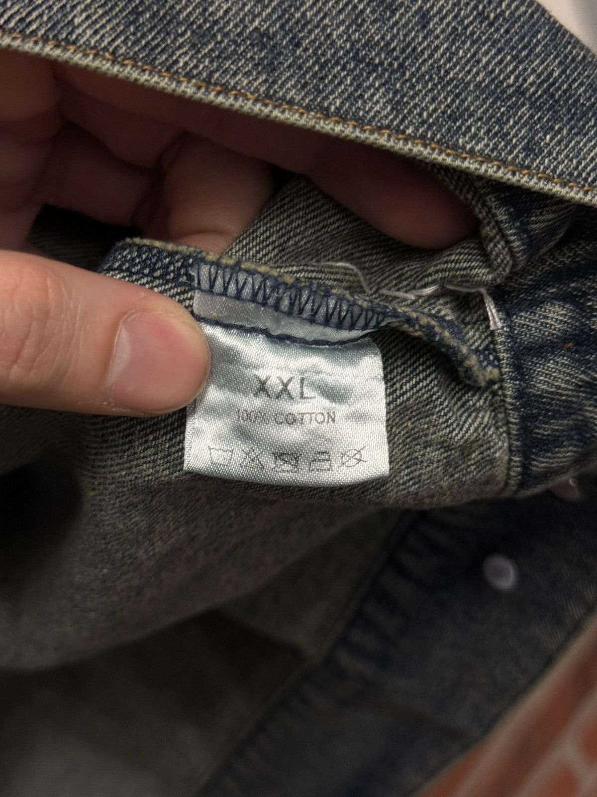 Vale Valley Blue Denim Jacket Crystal Stones Rare XXL (NEW) Size US XXL / EU 58 / 5 - 9 Thumbnail