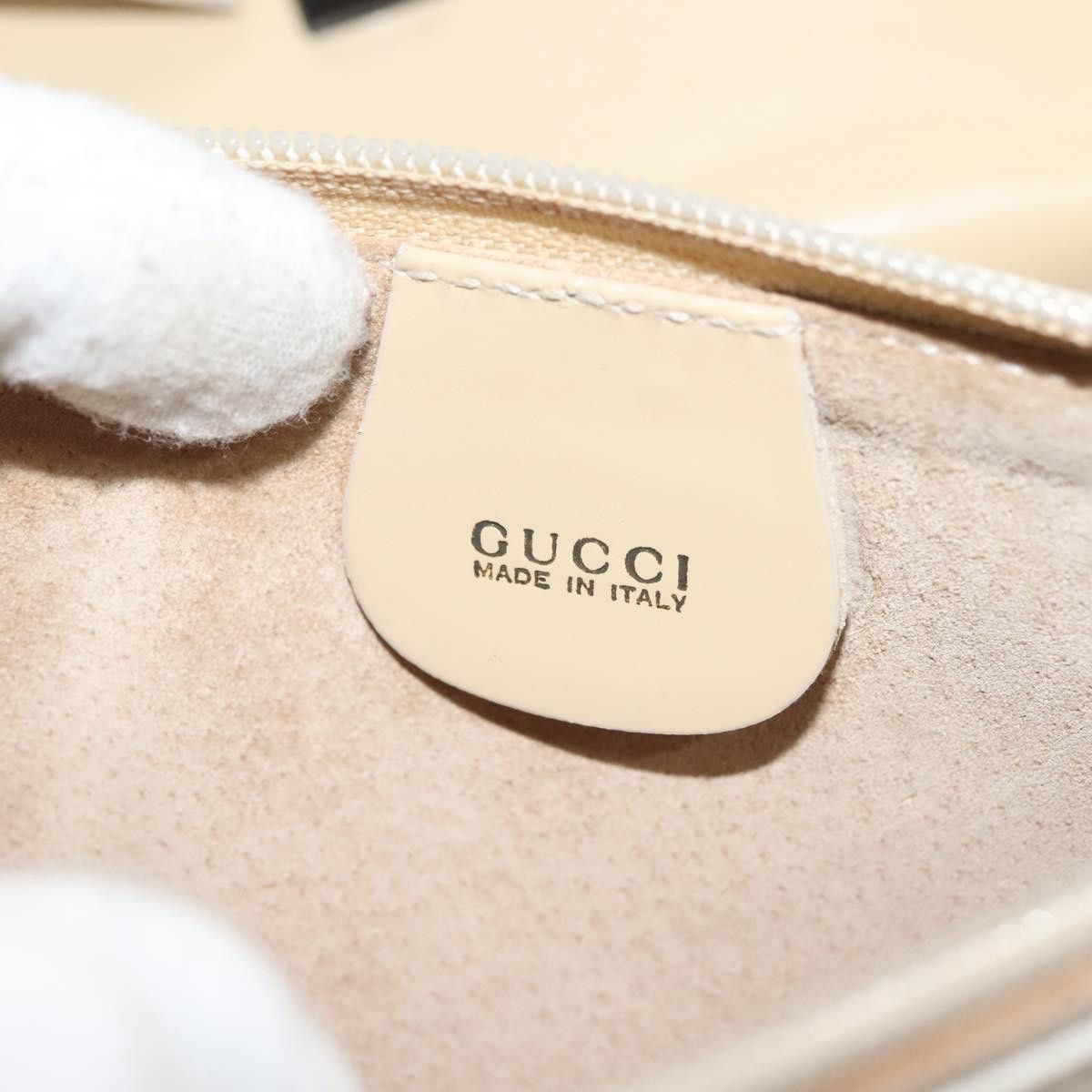 Gucci GUCCI Hand Bag Patent Leather Beige 000 2058 0558 0 Size ONE SIZE - 22 Thumbnail