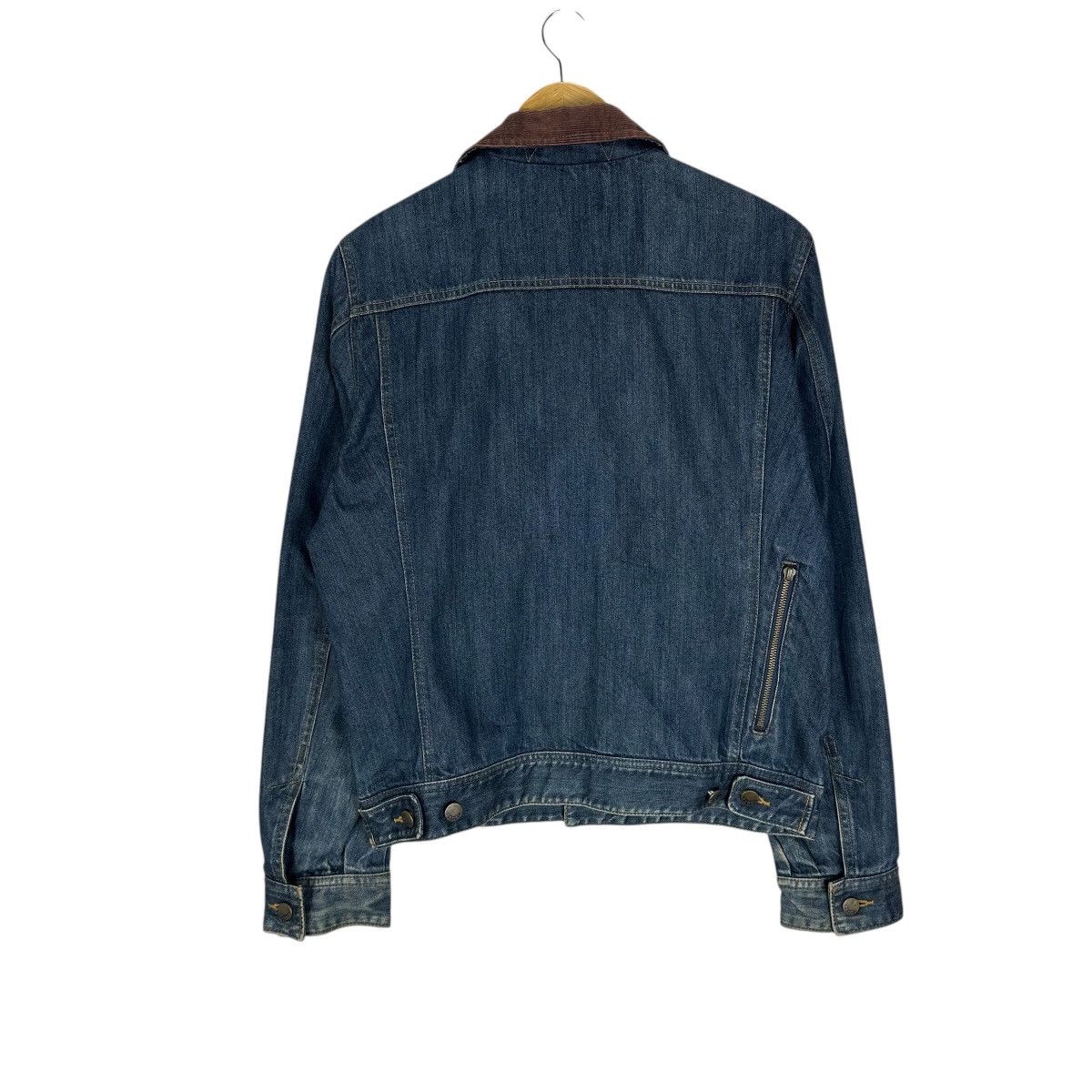 DIESEL DENIM CORDUROY COLLAR JACKET