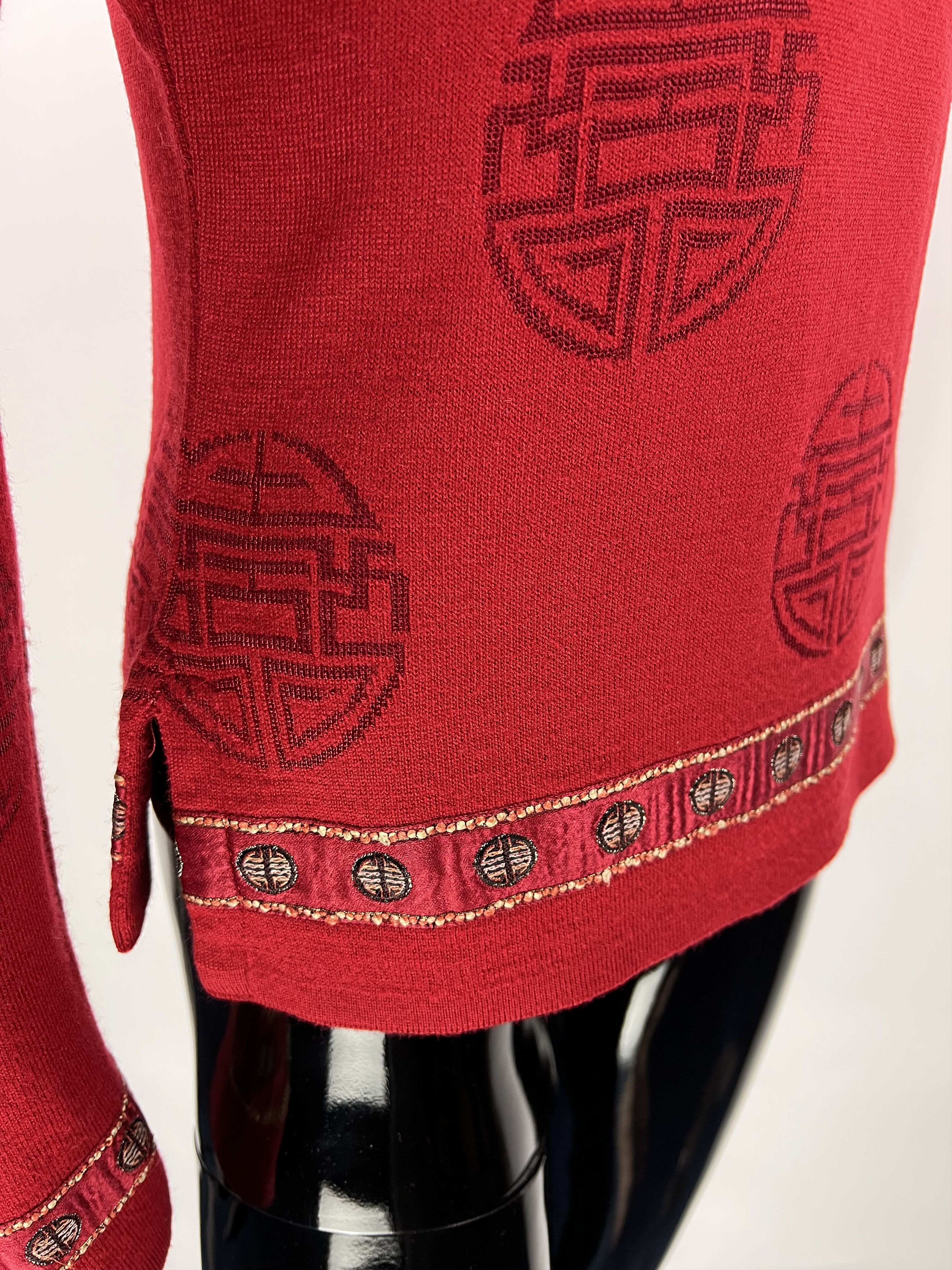 Designer × Vintage Azuleros France Rare Vintage Wool Knit Sweater Size M Size M / US 6-8 / IT 42-44 - 5 Thumbnail