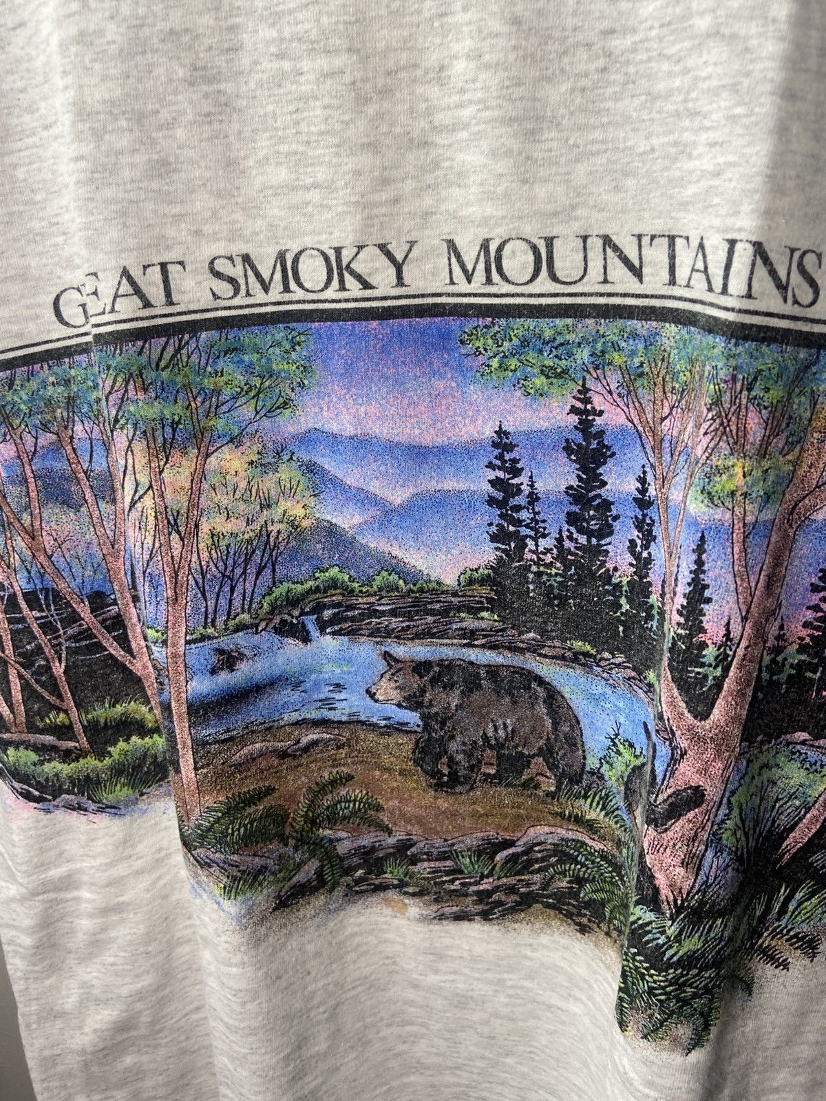 Vintage Great Smoky Mountains Vintage Shirt 90s Size Large San Segal Size US L / EU 52-54 / 3 - 2 Thumbnail