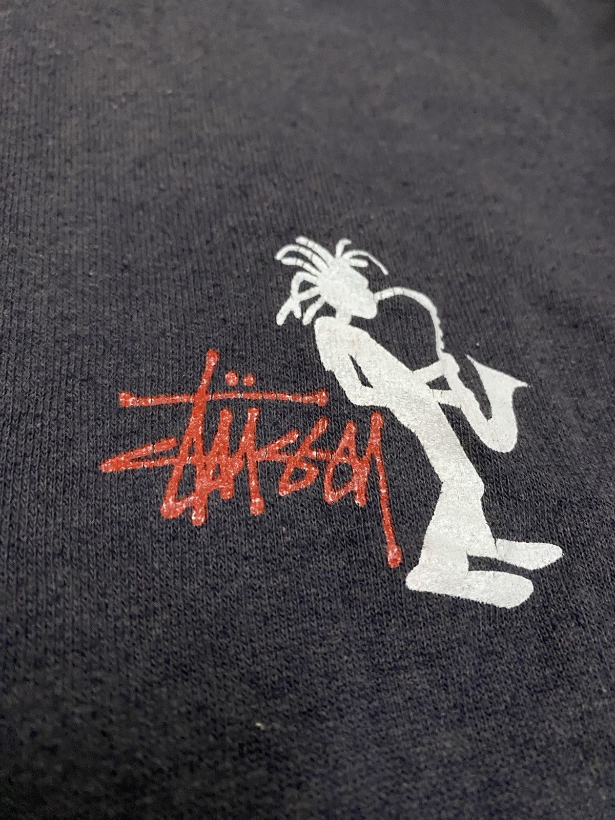 Stussy Vintage Stussy Rasta 90s hoodie Size US XL / EU 56 / 4 - 4 Thumbnail