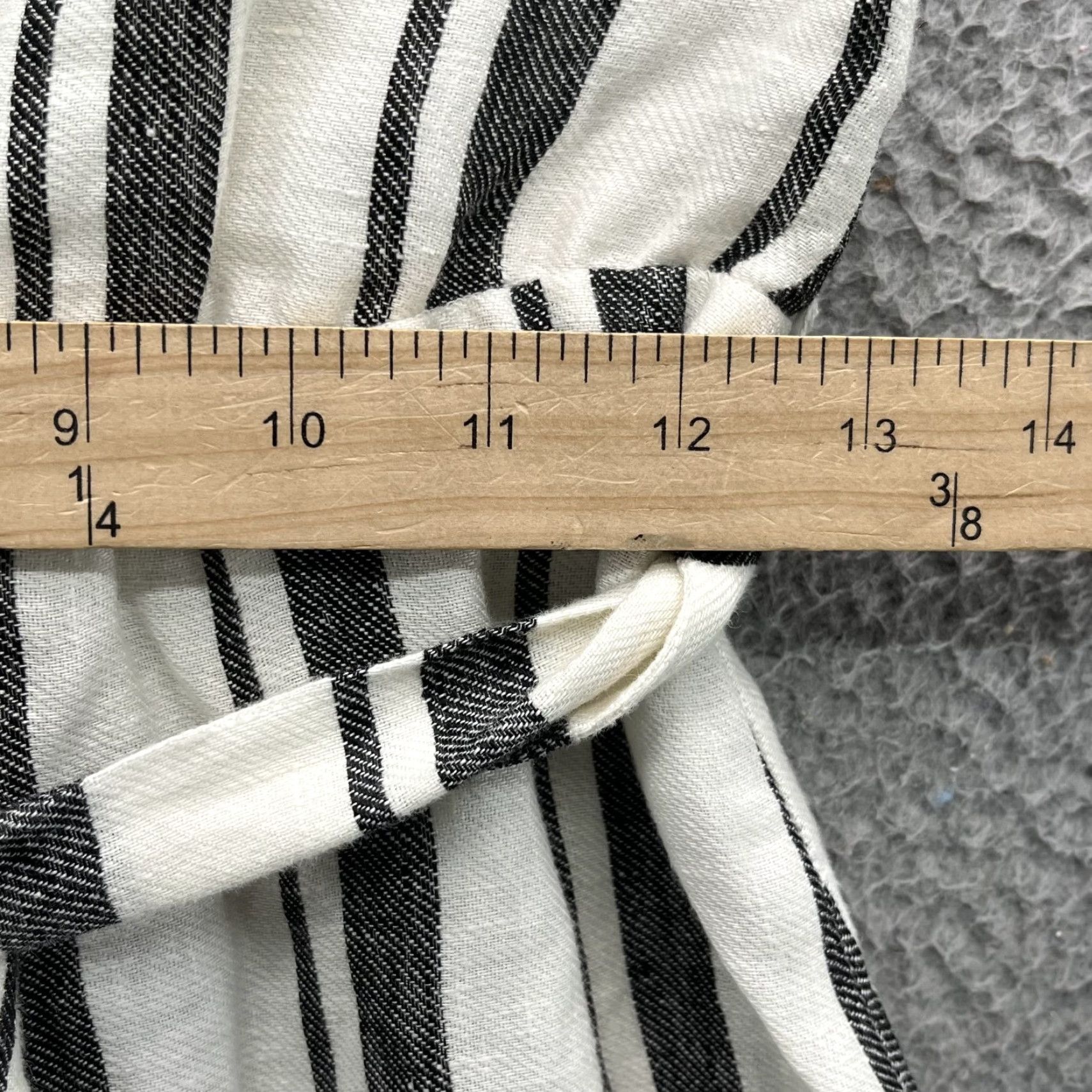 Old Navy Alice + Olivia 100% Linen Jumpsuit Womens Medium Stripe Cocktail 90s Chic Travel Vintage No - Size 32" / US 10 / IT 46 - 5 Thumbnail