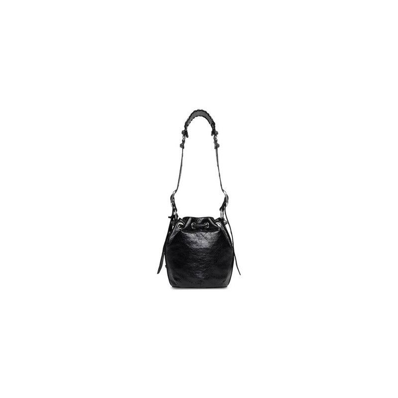 Balenciaga o1tr1nto1125 Size: OS / Le Cagole XS Bucket Bag in Black Size ONE SIZE - 5 Thumbnail