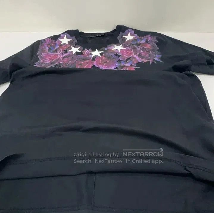 Givenchy Givenchy Floral Star Print Short Sleeve T-Shirt. Size US XL / EU 56 / 4 - 6 Thumbnail