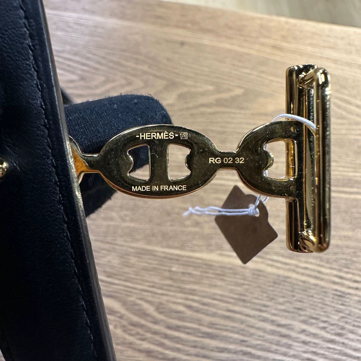 Hermes Hermes Pig Nose Gold Buckle Belt may661 Size ONE SIZE - 3 Thumbnail