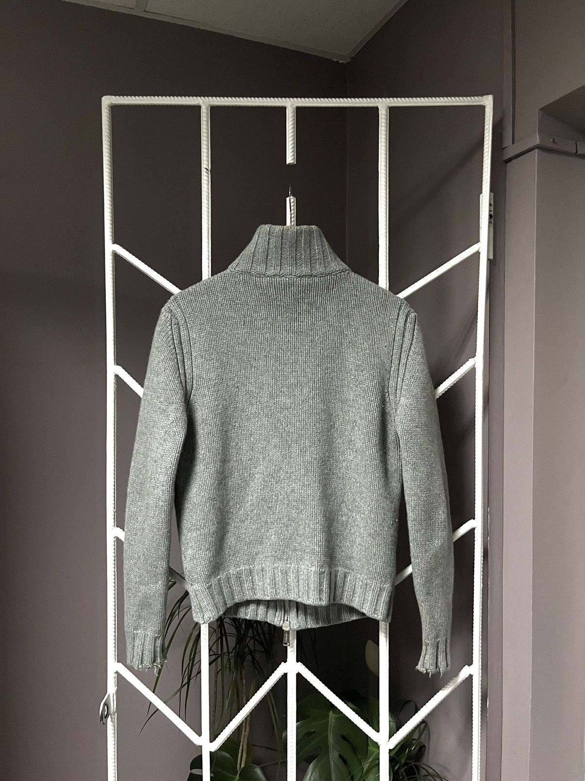 Designer × Dsquared2 × Vintage RARE Vintage Cashmere Dsquared Lampo Zip Knitted Sweater Size US M / EU 48-50 / 2 - 12 Thumbnail