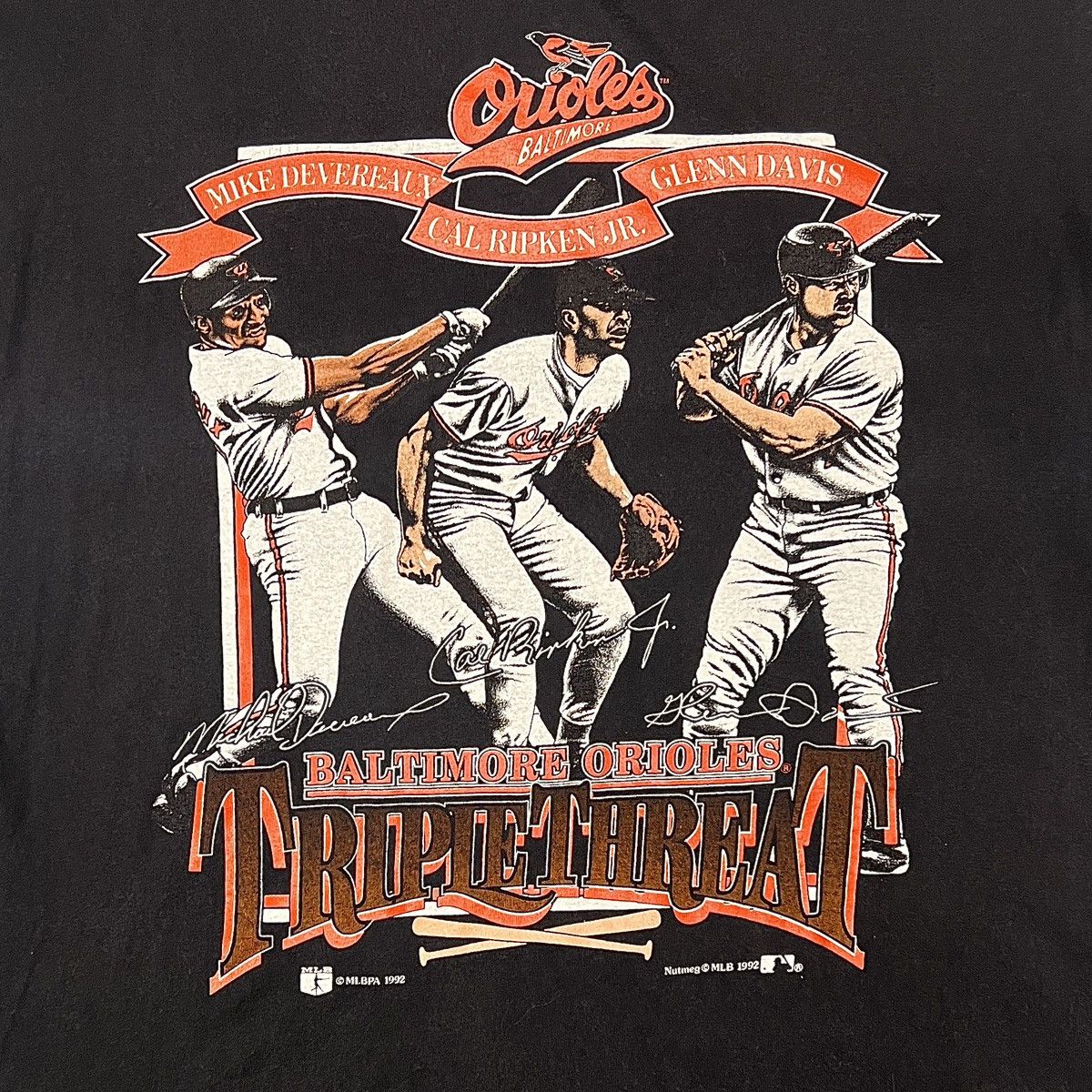 Nutmeg × Vintage 90s Baltimore ORIOLES T-Shirt - SINGLE STITCH - MLB Baseball Size US M / EU 48-50 / 2 - 2 Thumbnail